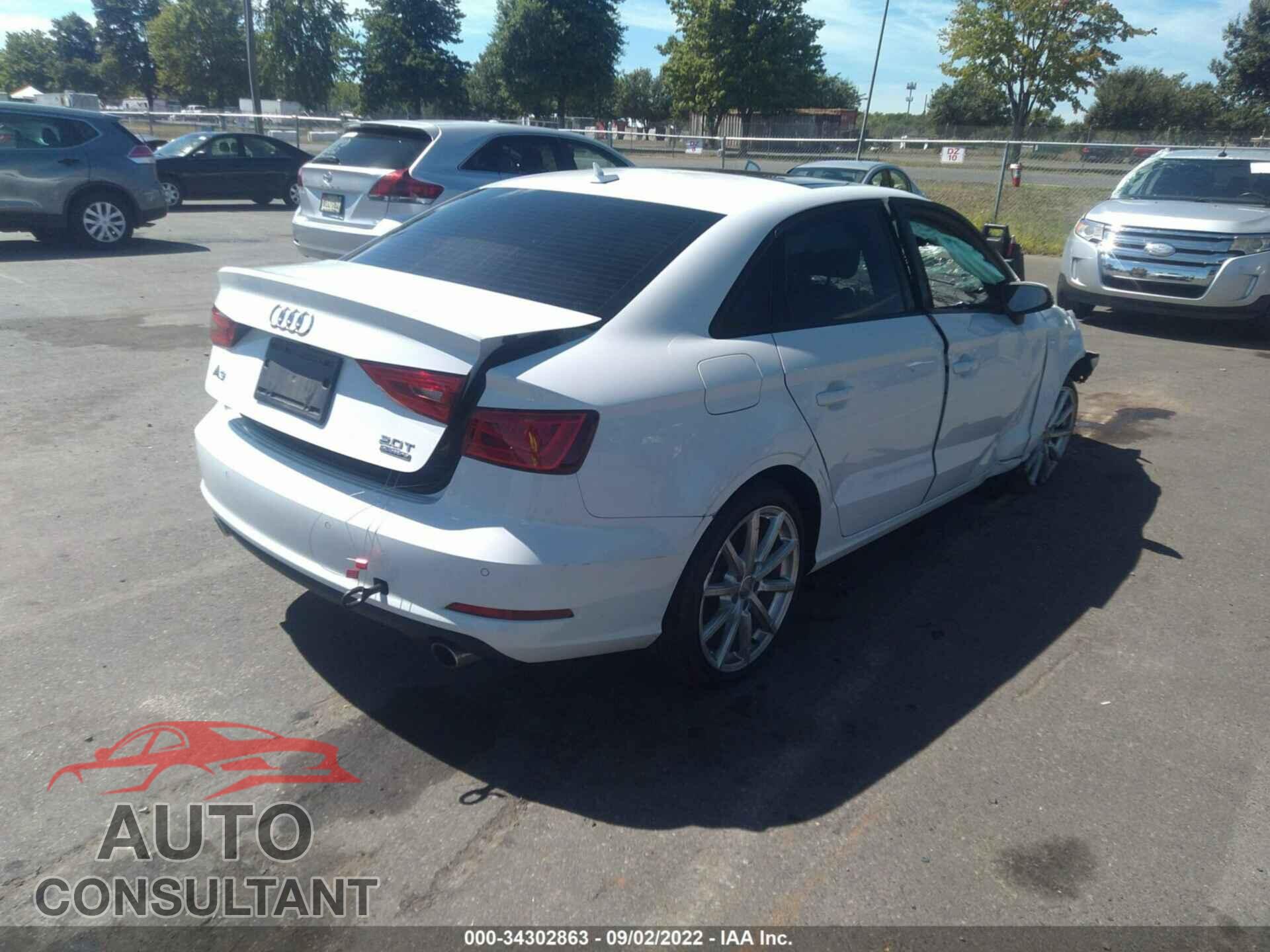 AUDI A3 2016 - WAUB8GFF4G1076831