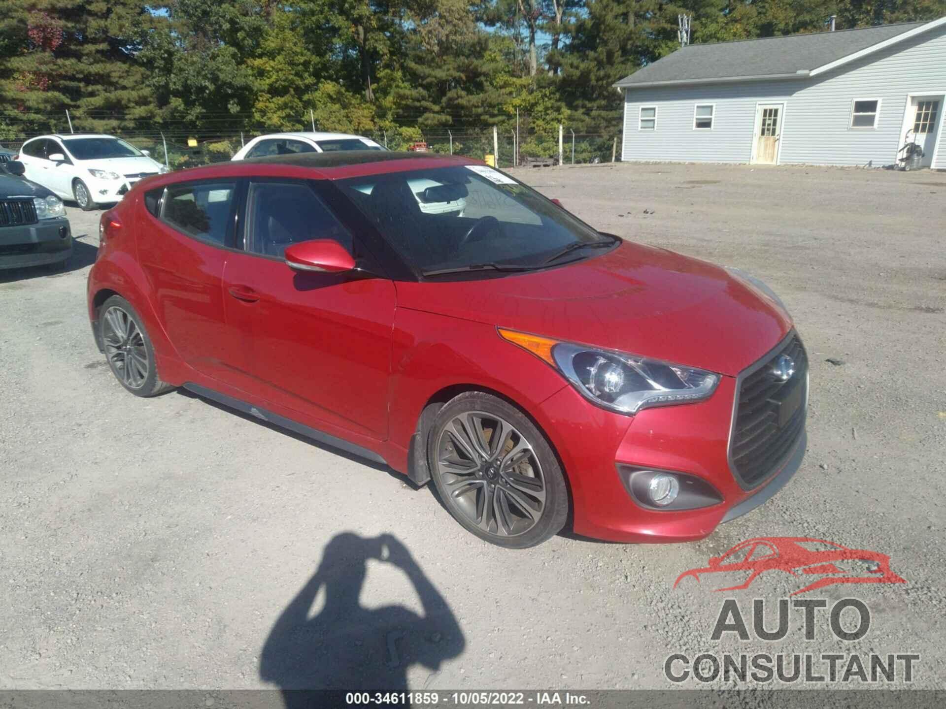 HYUNDAI VELOSTER 2016 - KMHTC6AE6GU265943