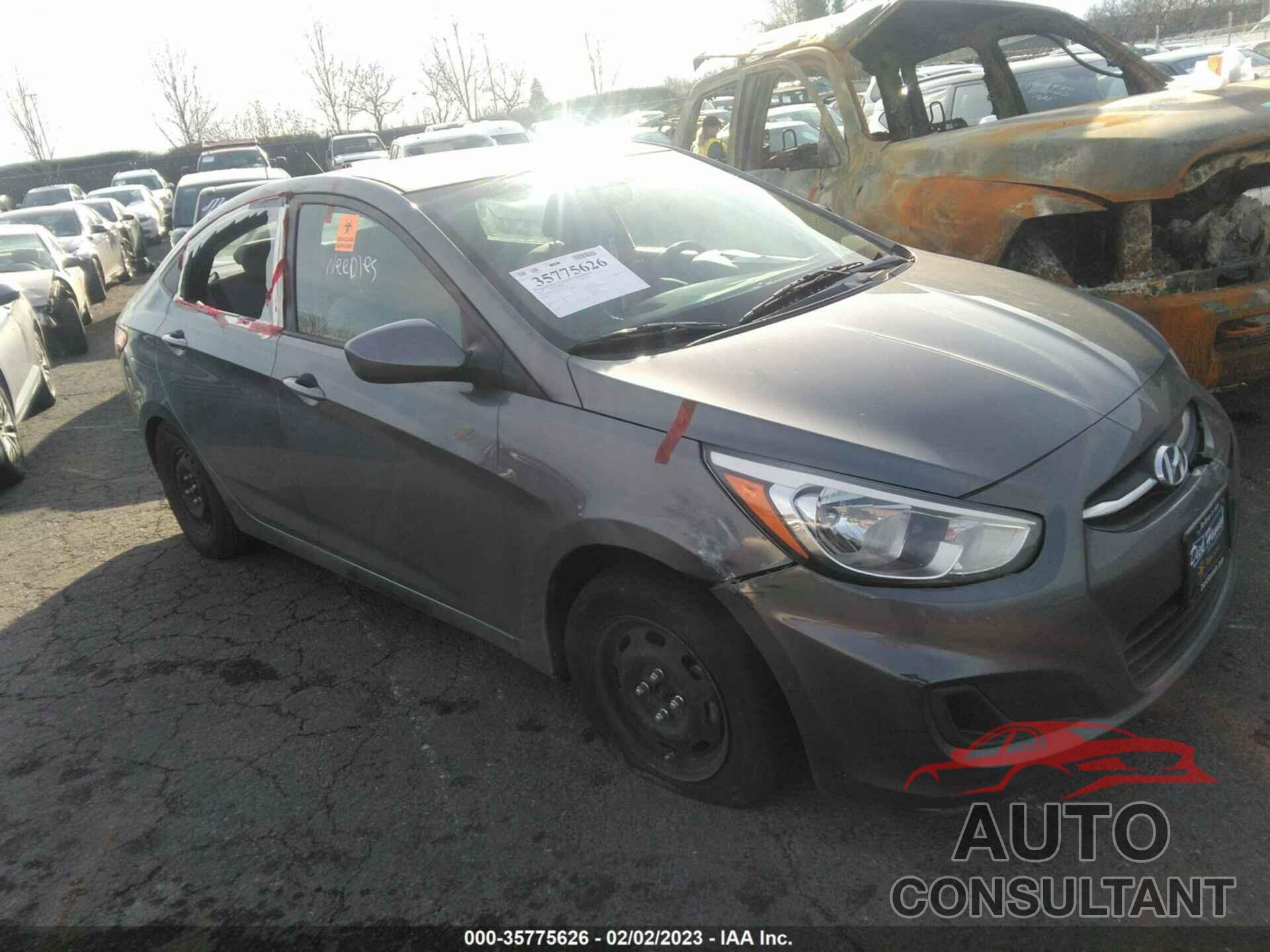 HYUNDAI ACCENT 2017 - KMHCT4AEXHU280208