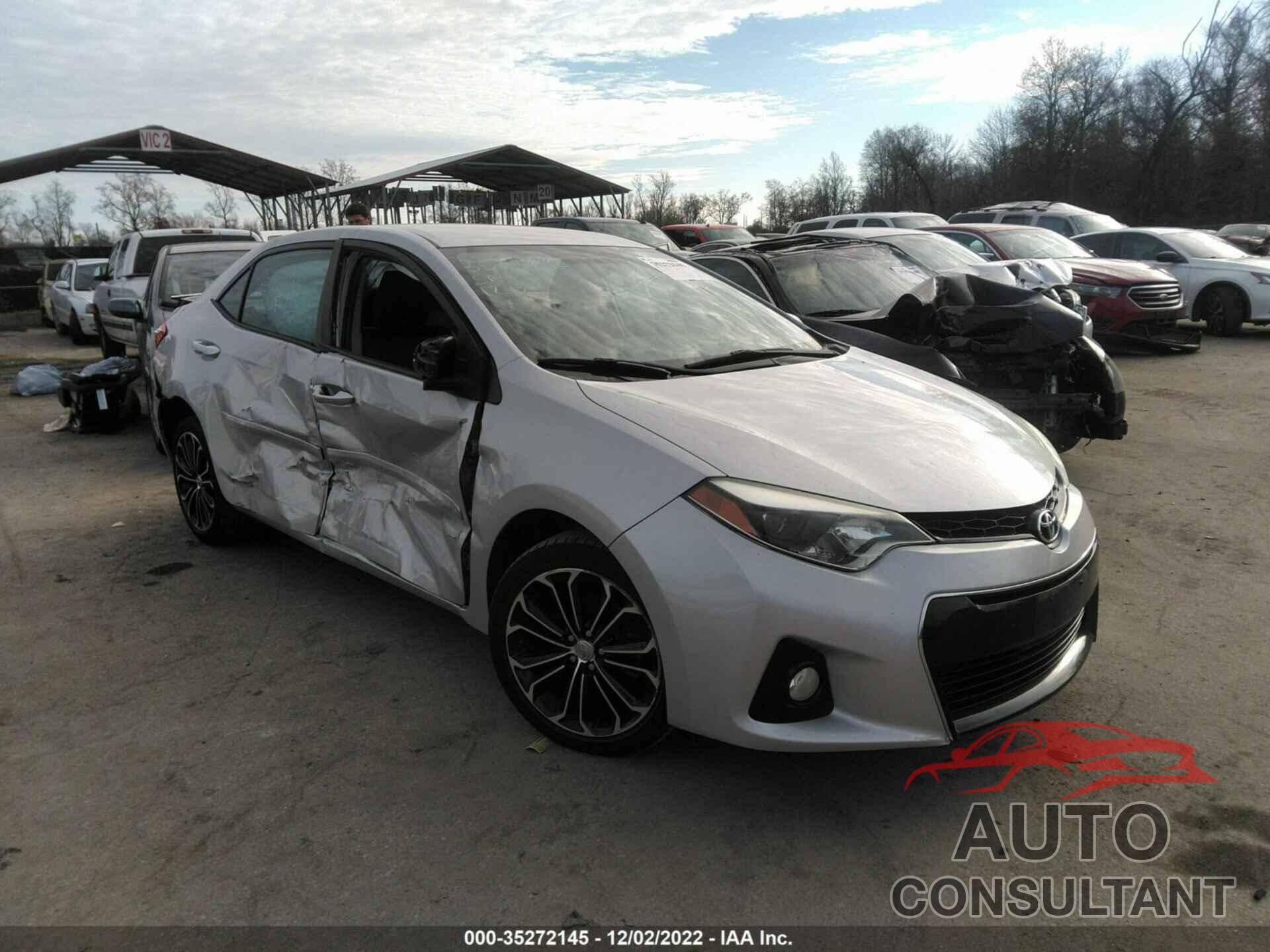 TOYOTA COROLLA 2015 - 2T1BURHE1FC403128