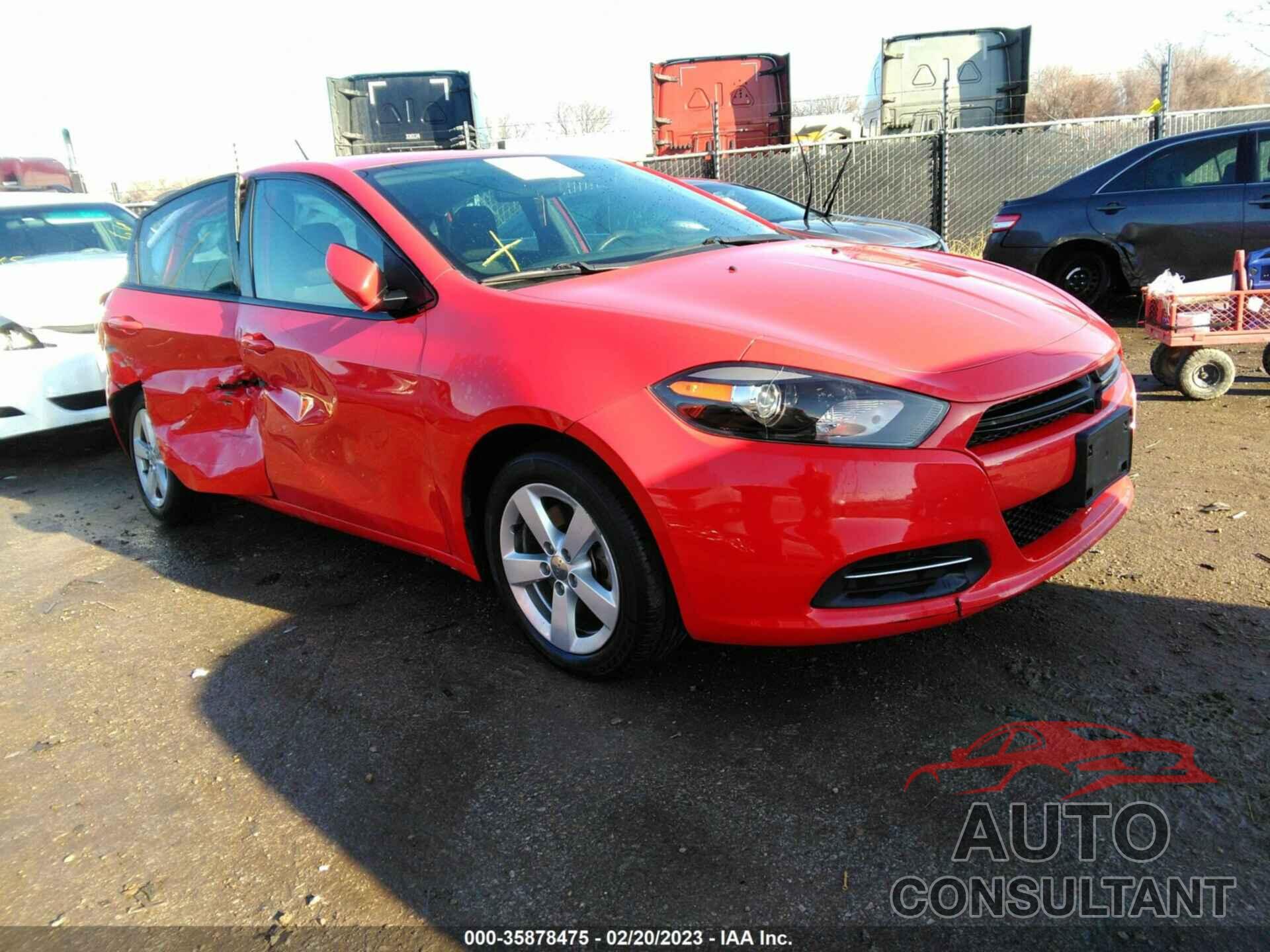 DODGE DART 2016 - 1C3CDFBB3GD717261