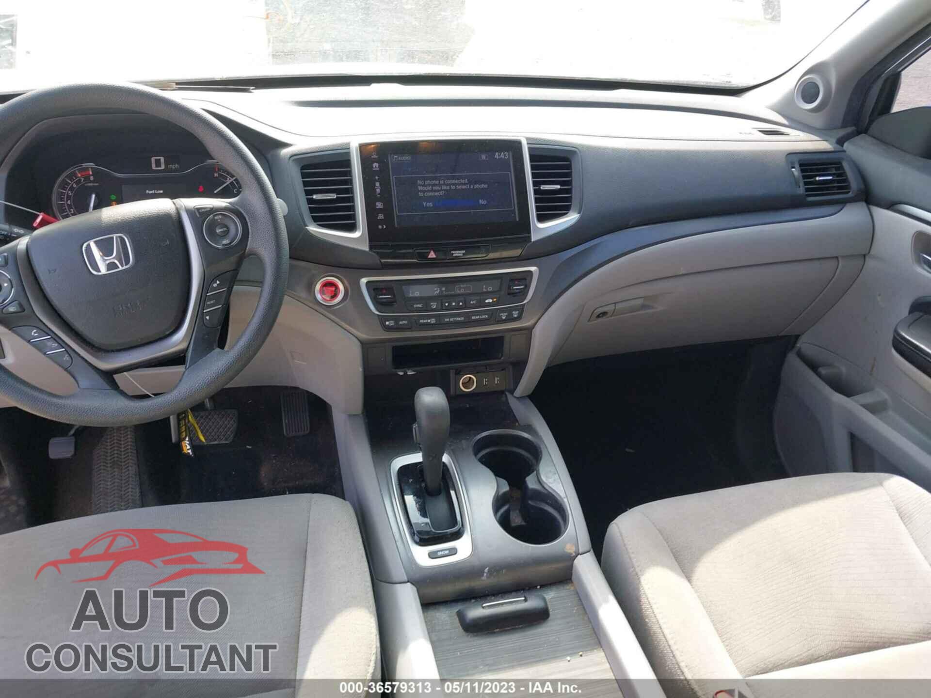 HONDA PILOT 2017 - 5FNYF5H34HB042990