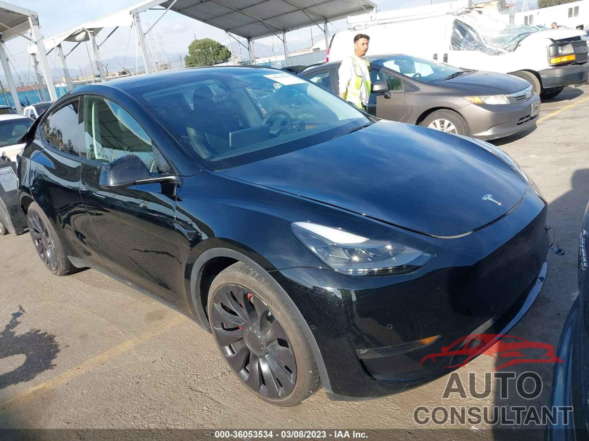 TESLA MODEL Y 2022 - 7SAYGDEF2NF534664