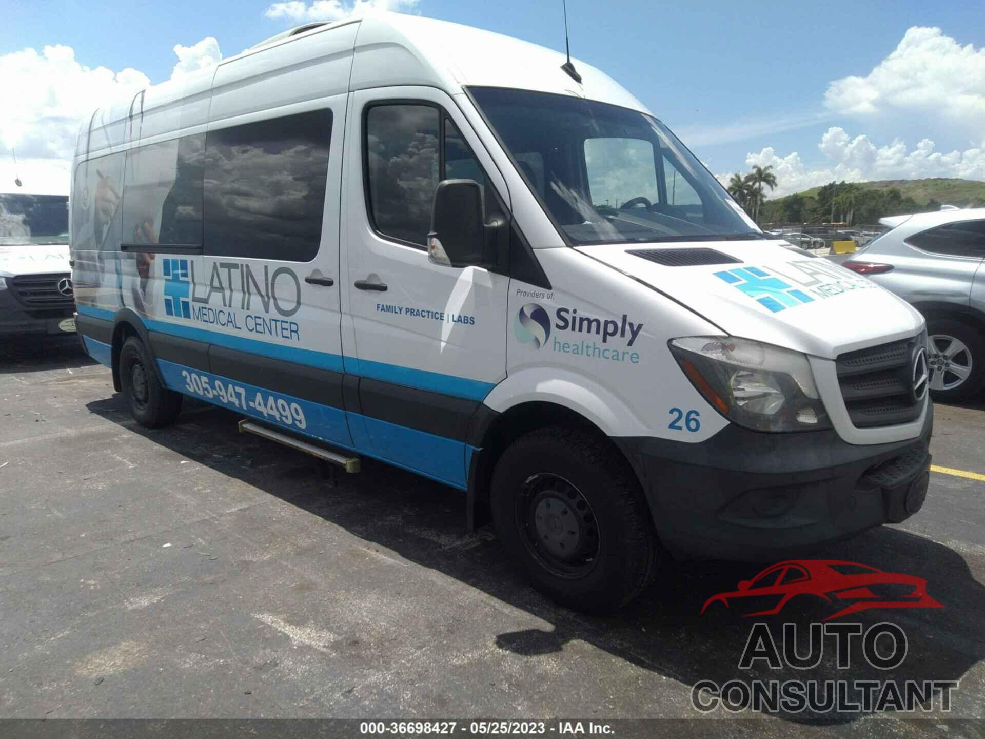 MERCEDES-BENZ SPRINTER 2500 2018 - WDZPE8CD9JP648569