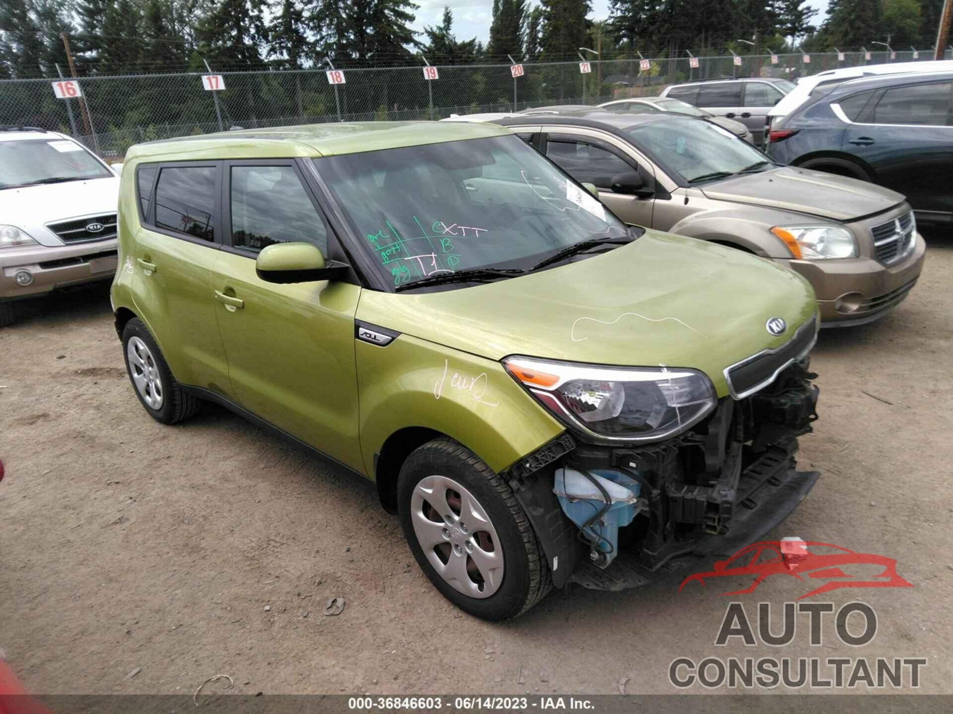 KIA SOUL 2015 - KNDJN2A27F7786445