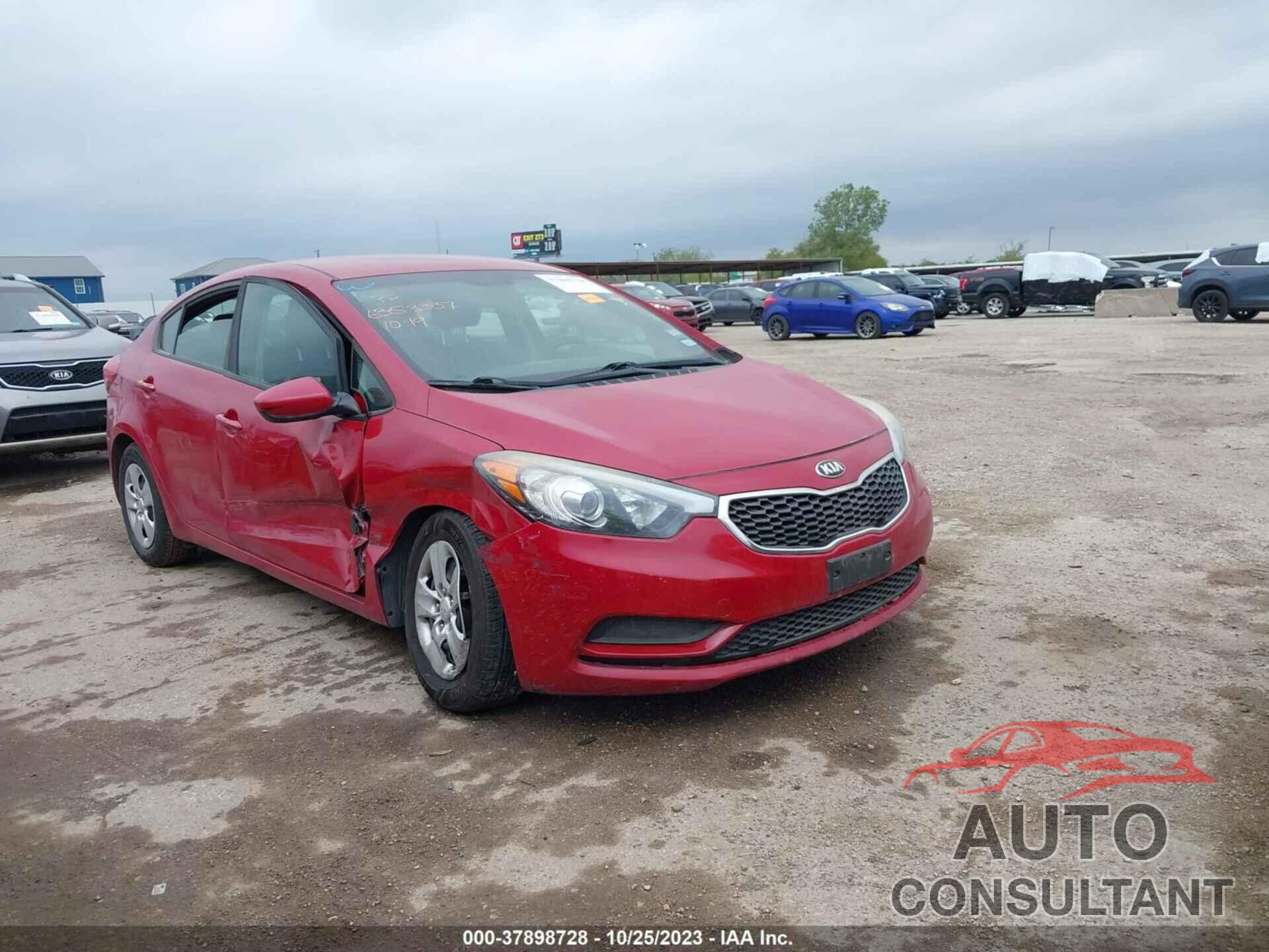 KIA FORTE 2016 - KNAFK4A62G5609258