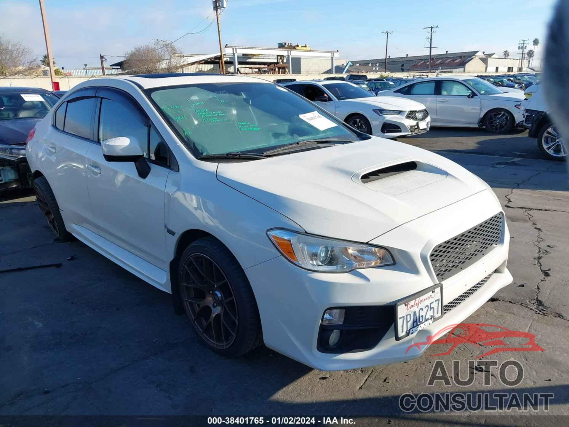 SUBARU WRX 2016 - JF1VA1E61G9816507