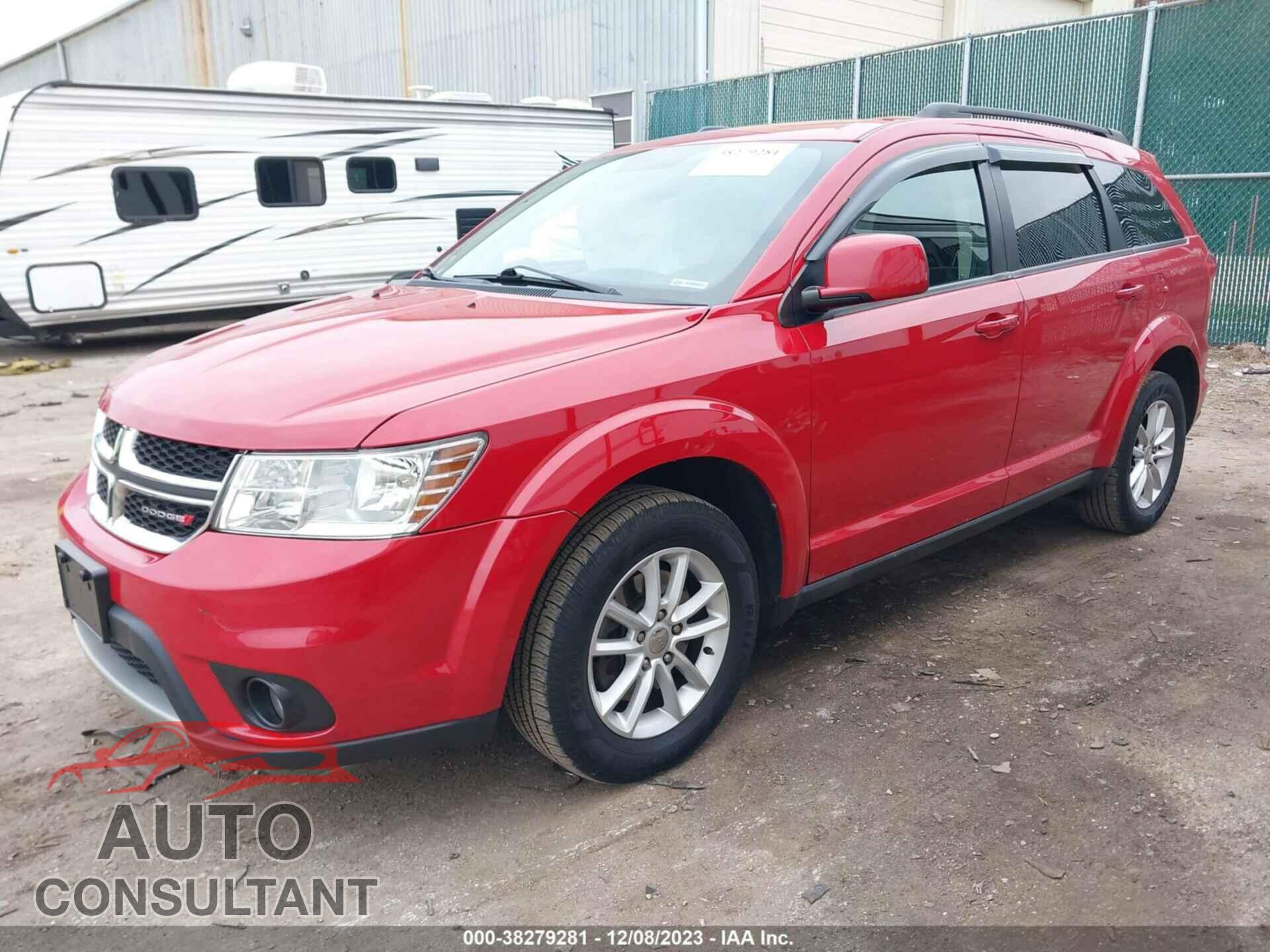 DODGE JOURNEY 2015 - 3C4PDCBG8FT742334
