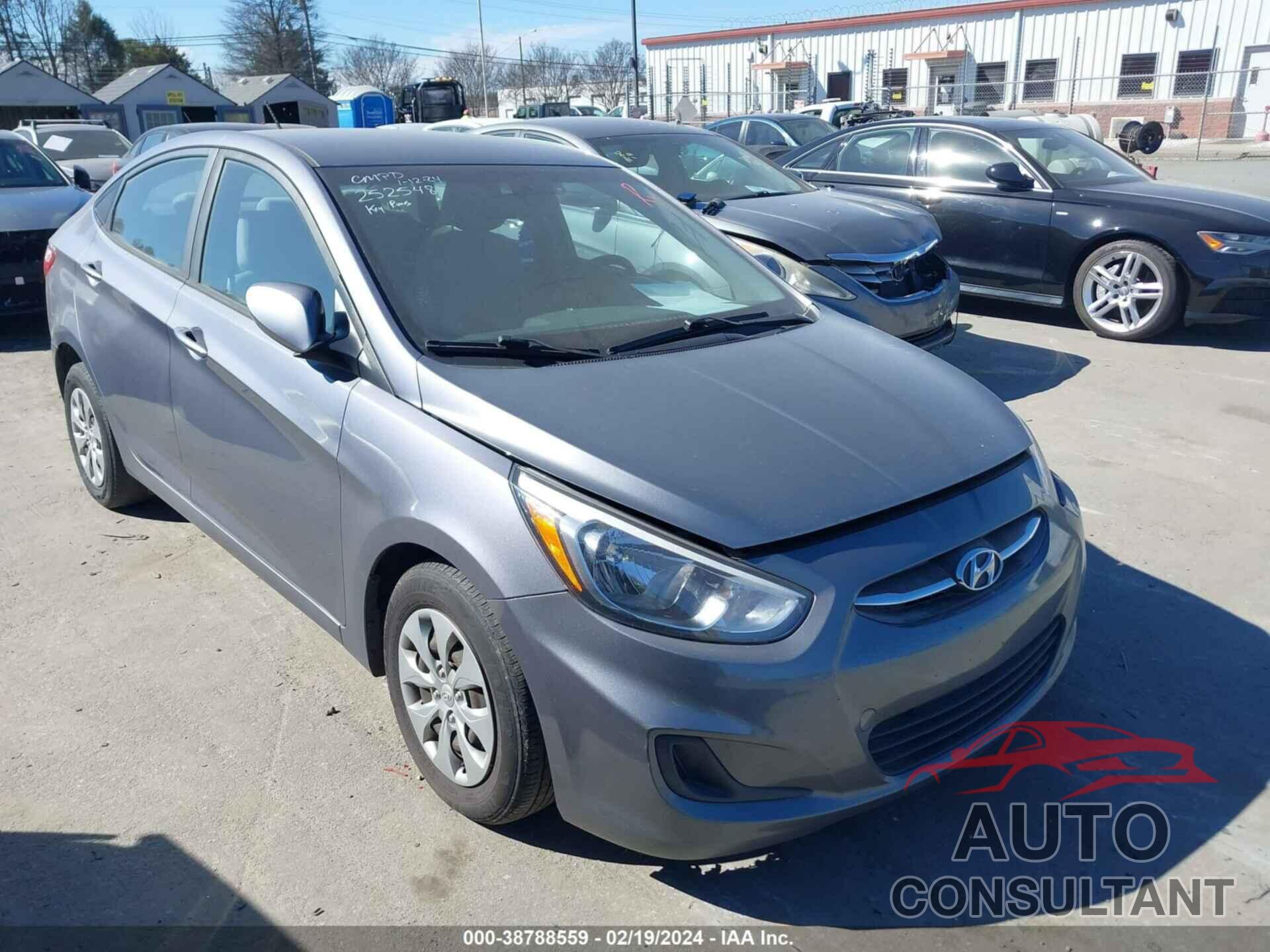 HYUNDAI ACCENT 2017 - KMHCT4AE4HU252548