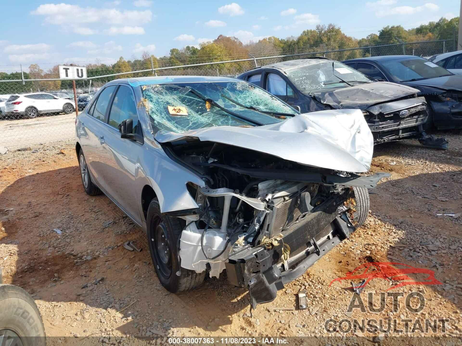 TOYOTA CAMRY 2017 - 4T1BF1FK9HU384723