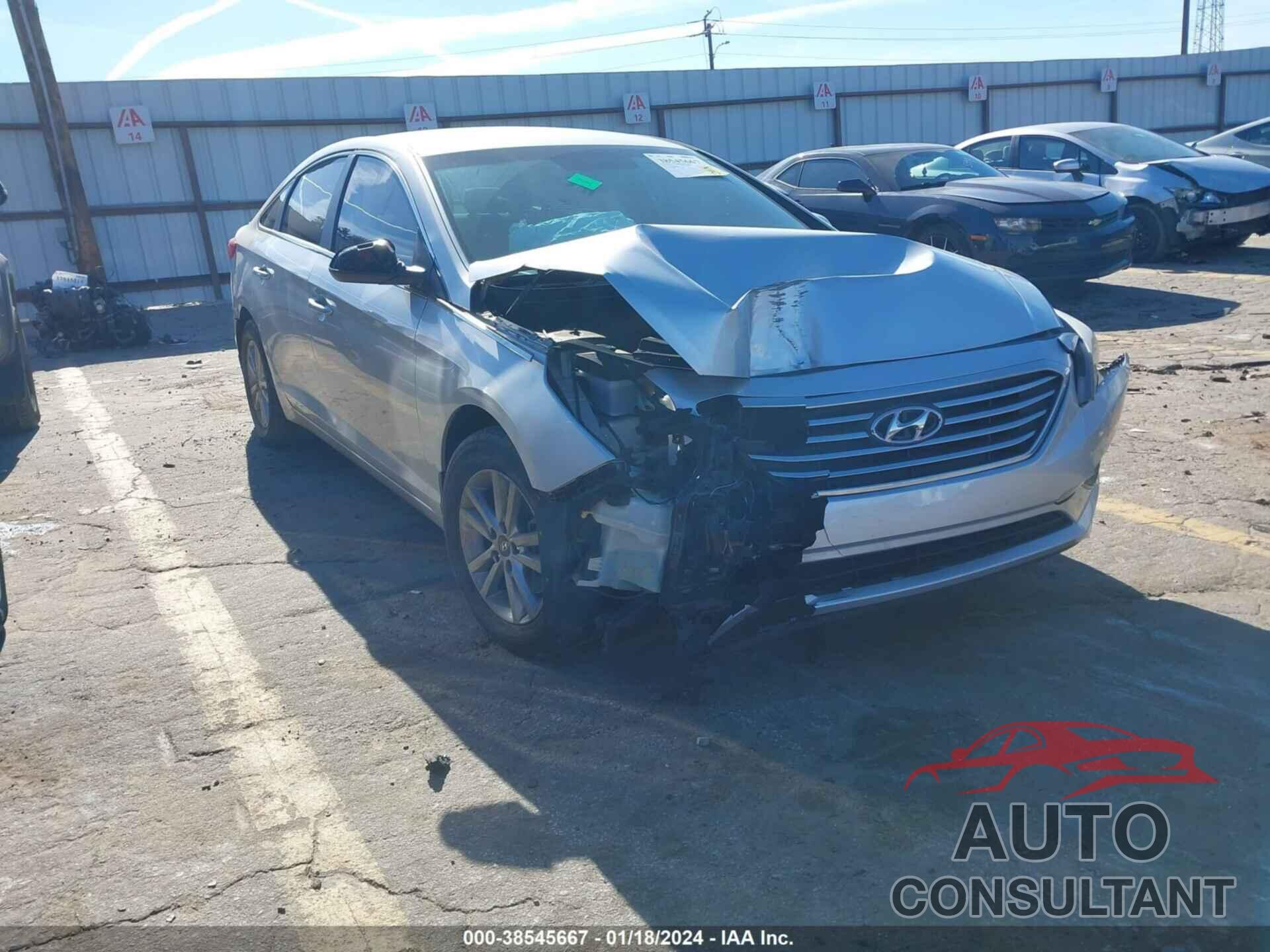 HYUNDAI SONATA 2016 - 5NPE24AF0GH398639