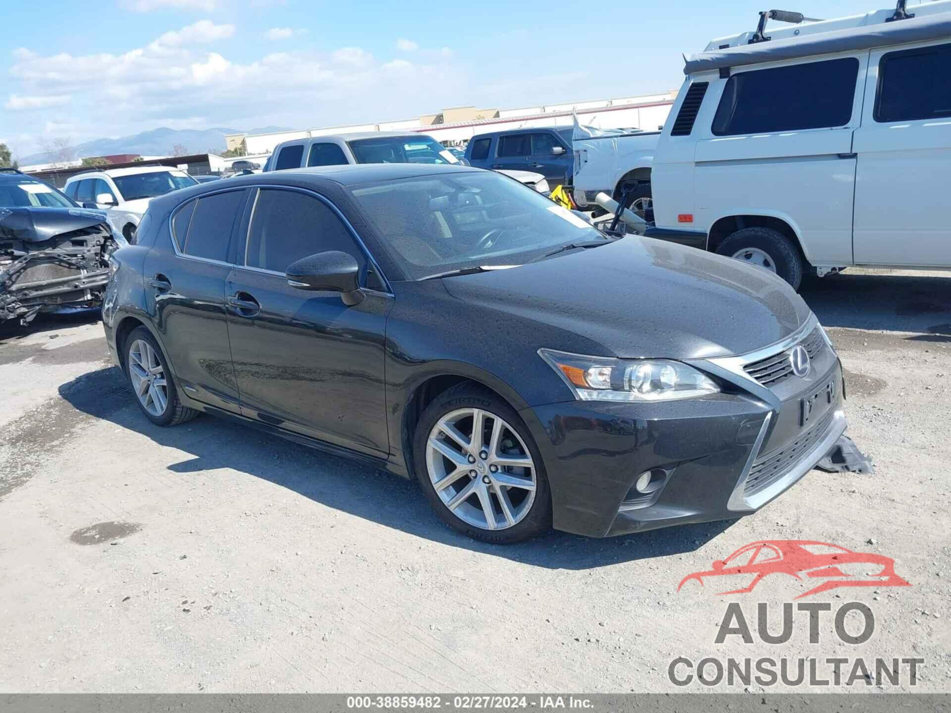 LEXUS CT 200H 2017 - JTHKD5BH5H2283832