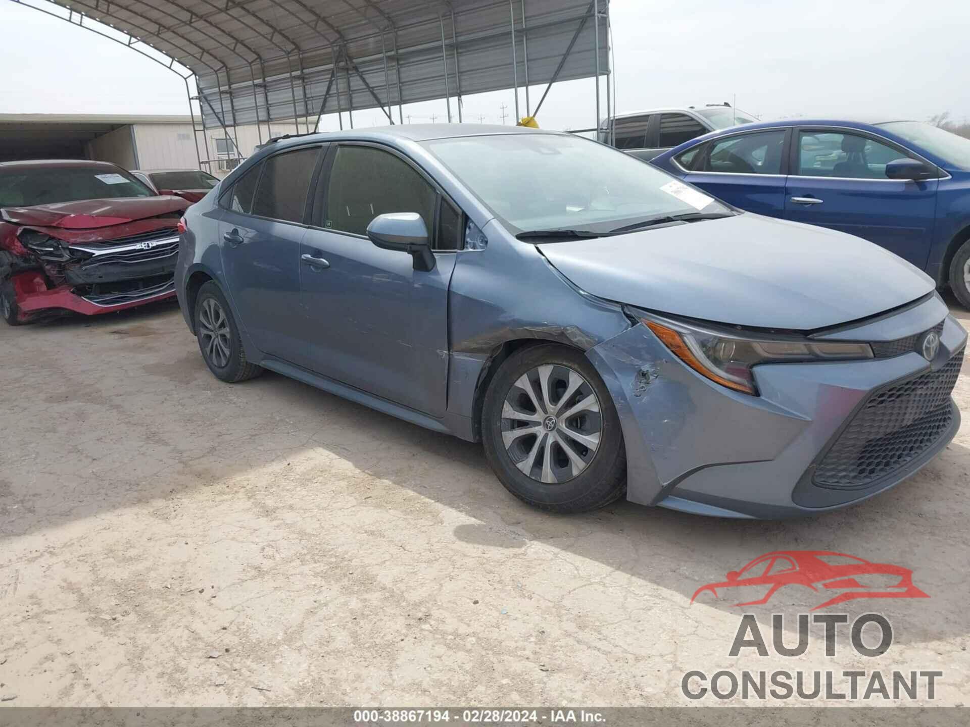 TOYOTA COROLLA 2022 - JTDEAMDE9NJ046072