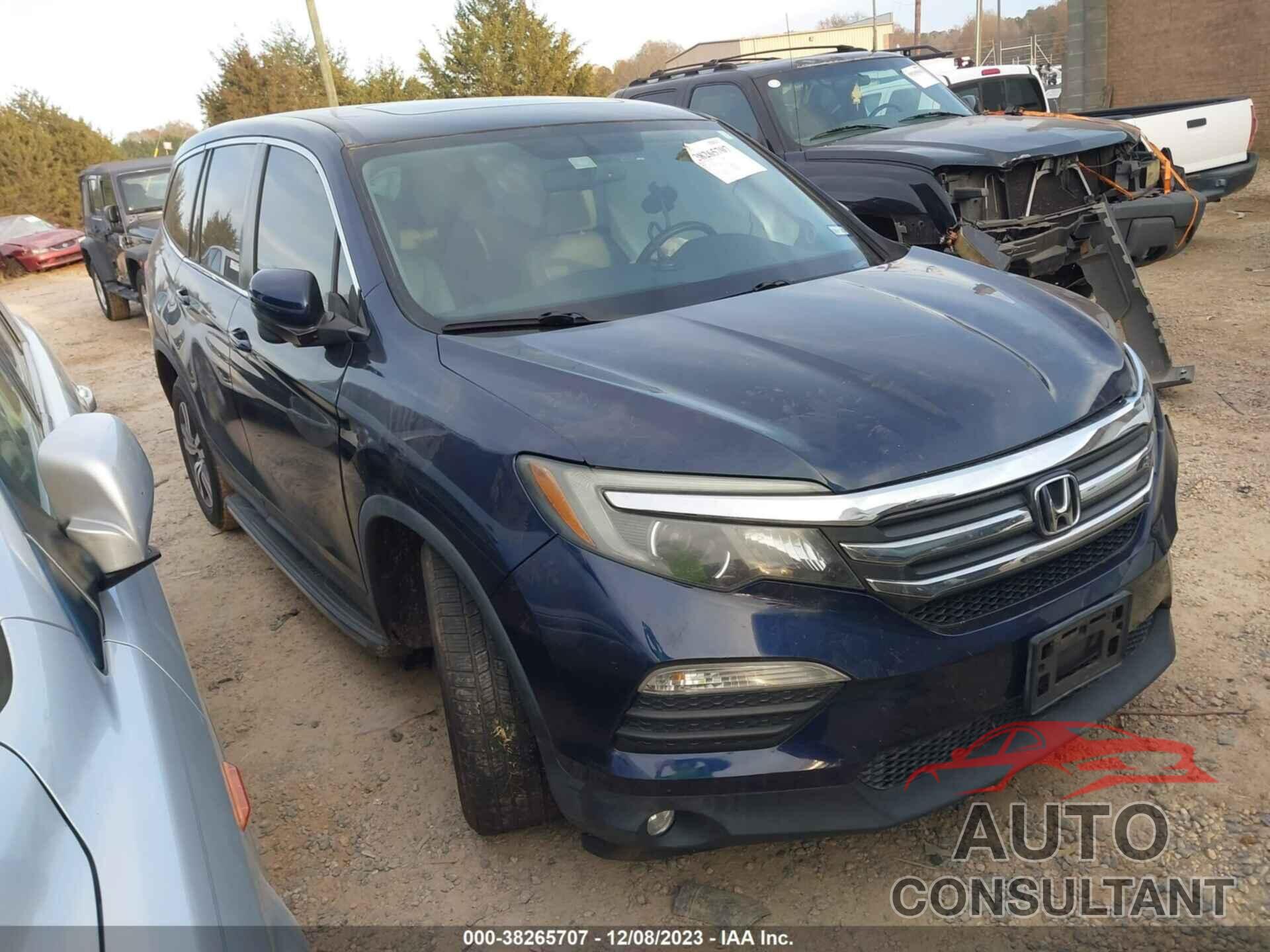 HONDA PILOT 2016 - 5FNYF5H71GB005400