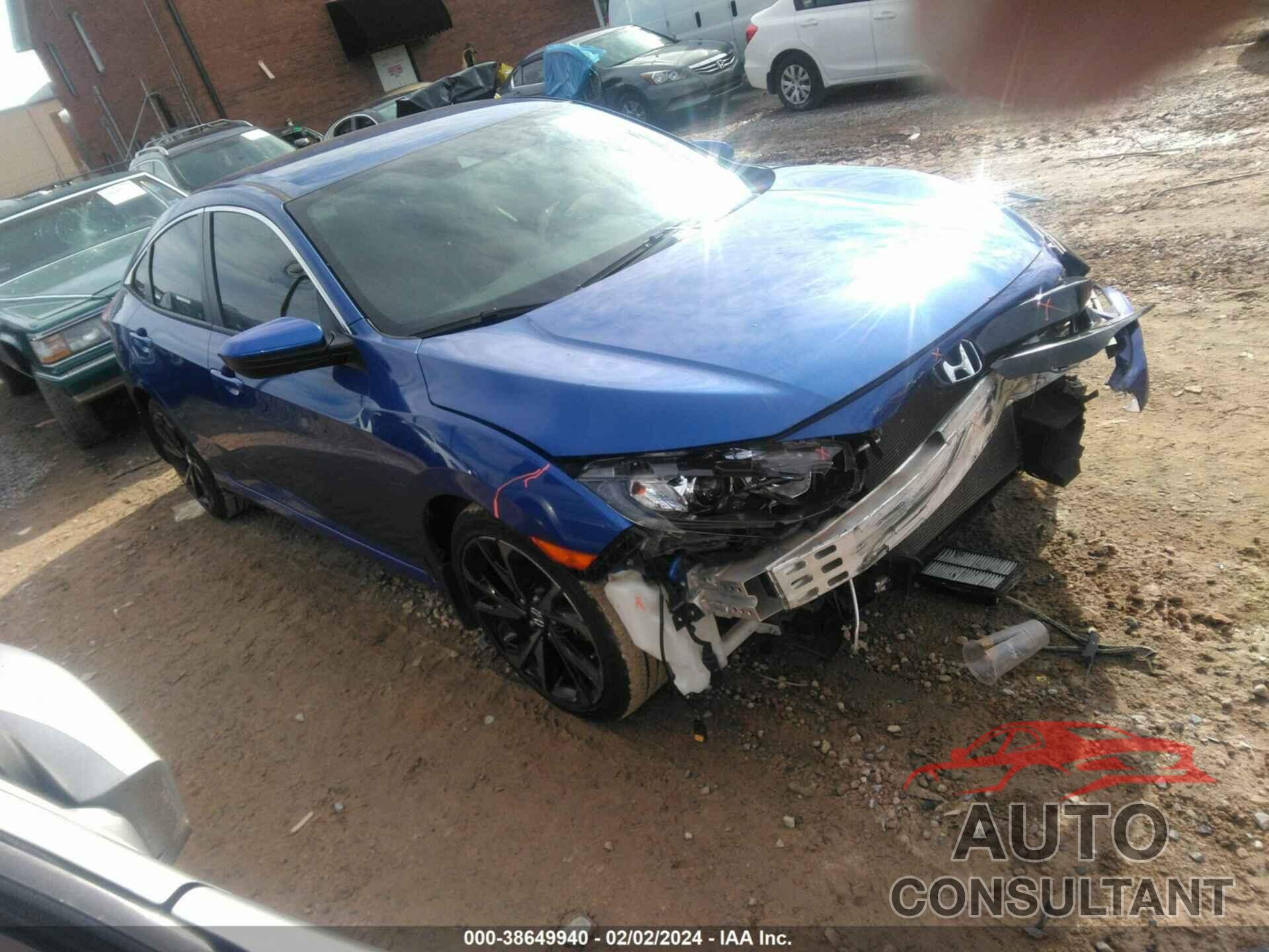 HONDA CIVIC 2019 - 2HGFC2F82KH605213