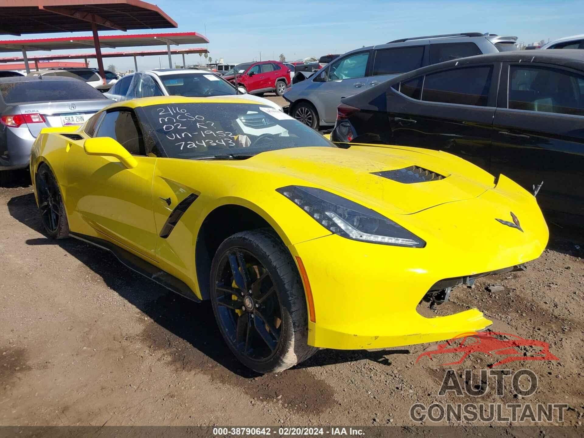 CHEVROLET CORVETTE 2019 - 1G1YB2D77K5111952