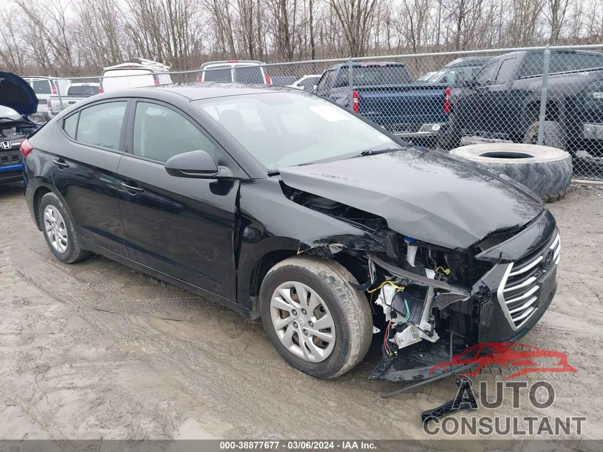 HYUNDAI ELANTRA 2018 - 5NPD74LF7JH274854