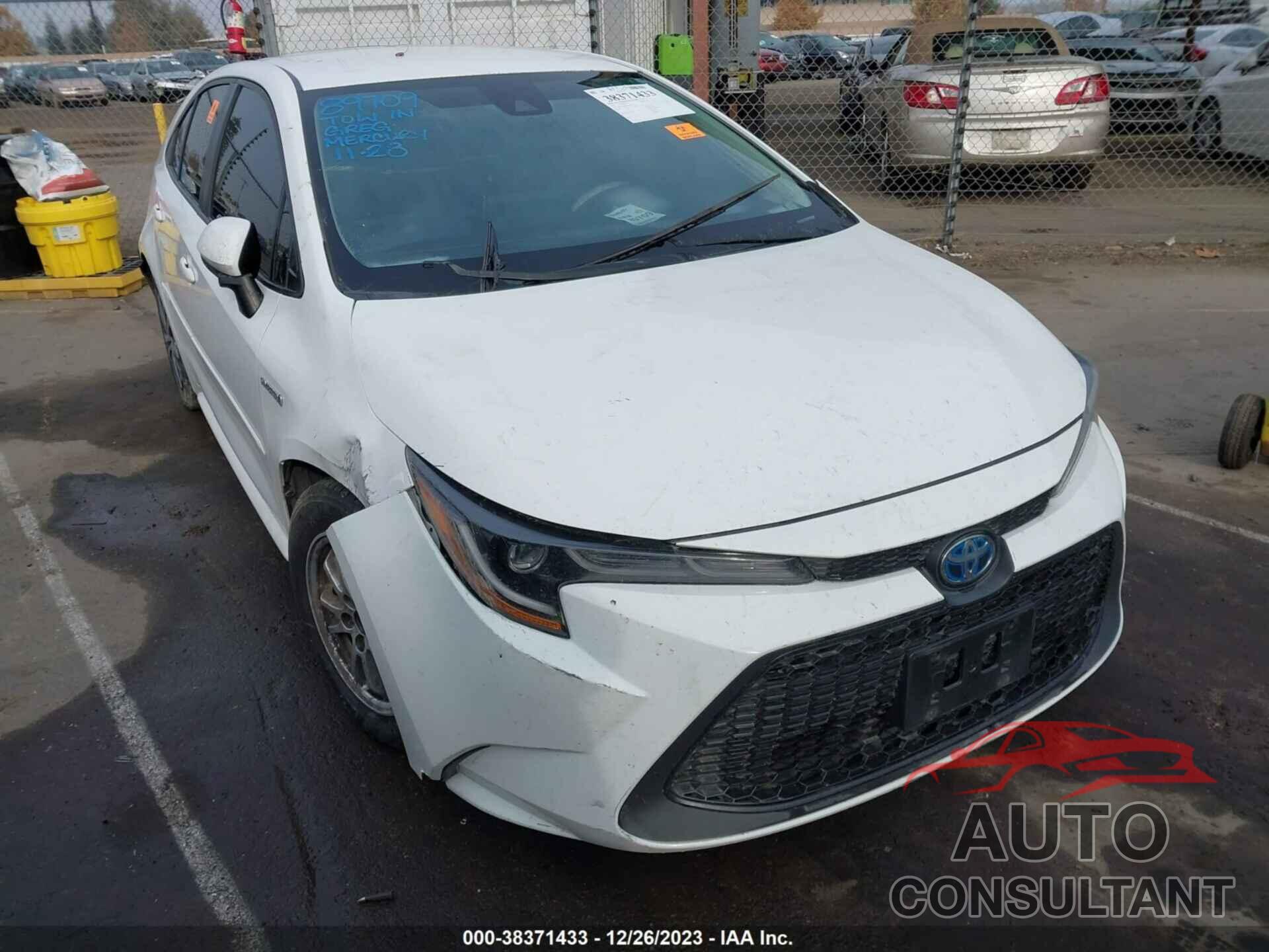 TOYOTA COROLLA 2021 - JTDEAMDE0MJ008020
