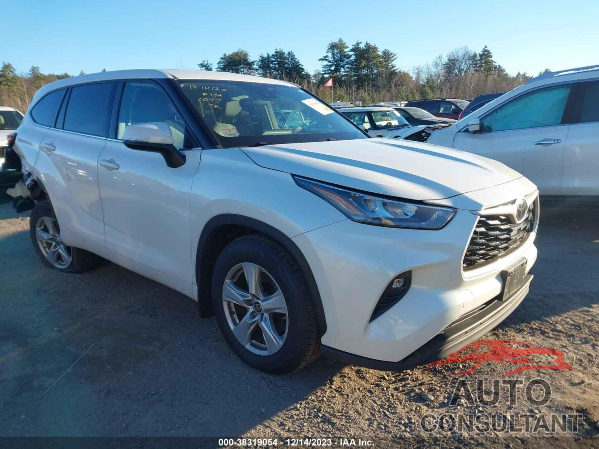 TOYOTA HIGHLANDER 2020 - 5TDBZRBH4LS502047