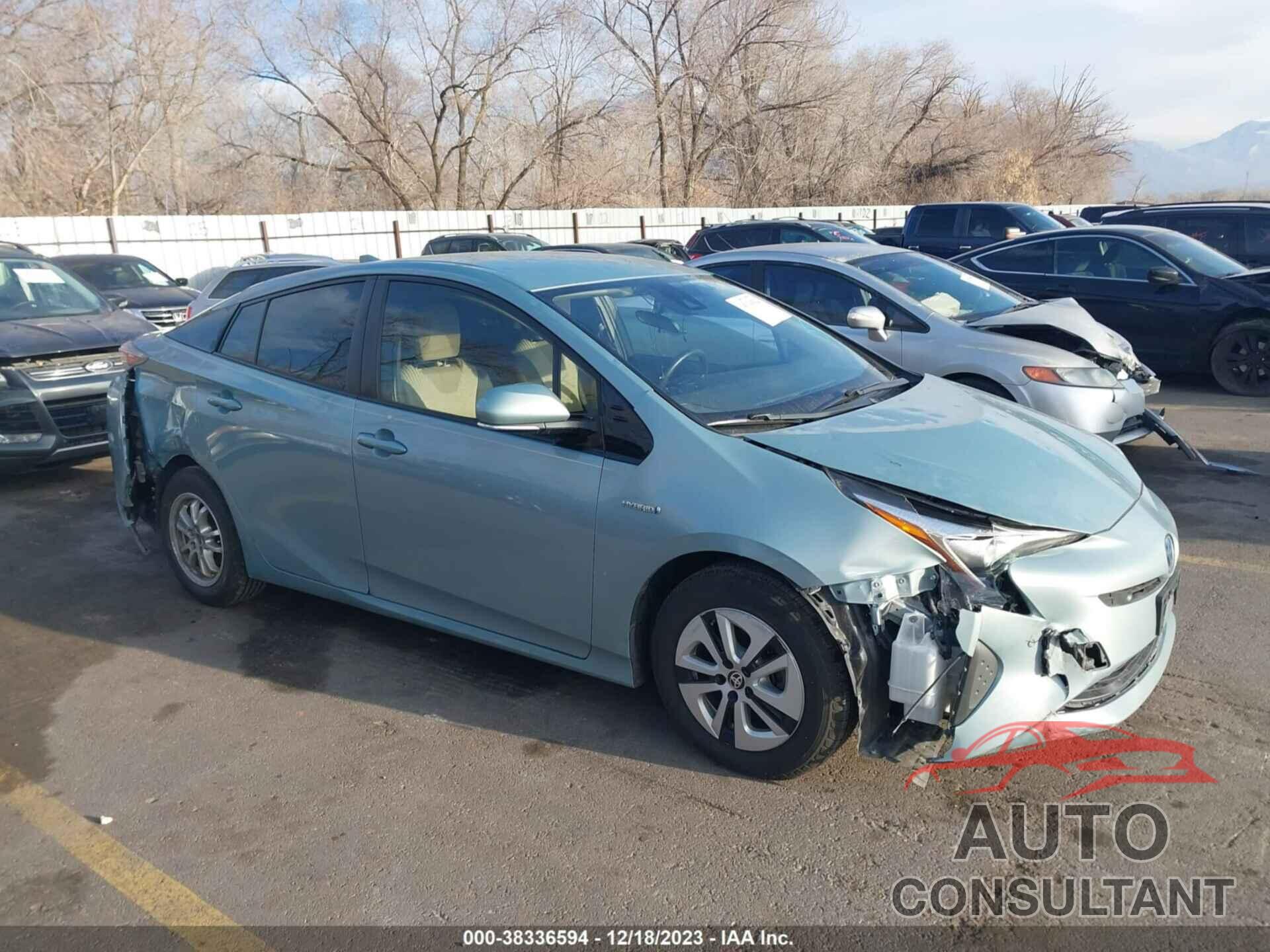 TOYOTA PRIUS 2017 - JTDKBRFU9H3577346