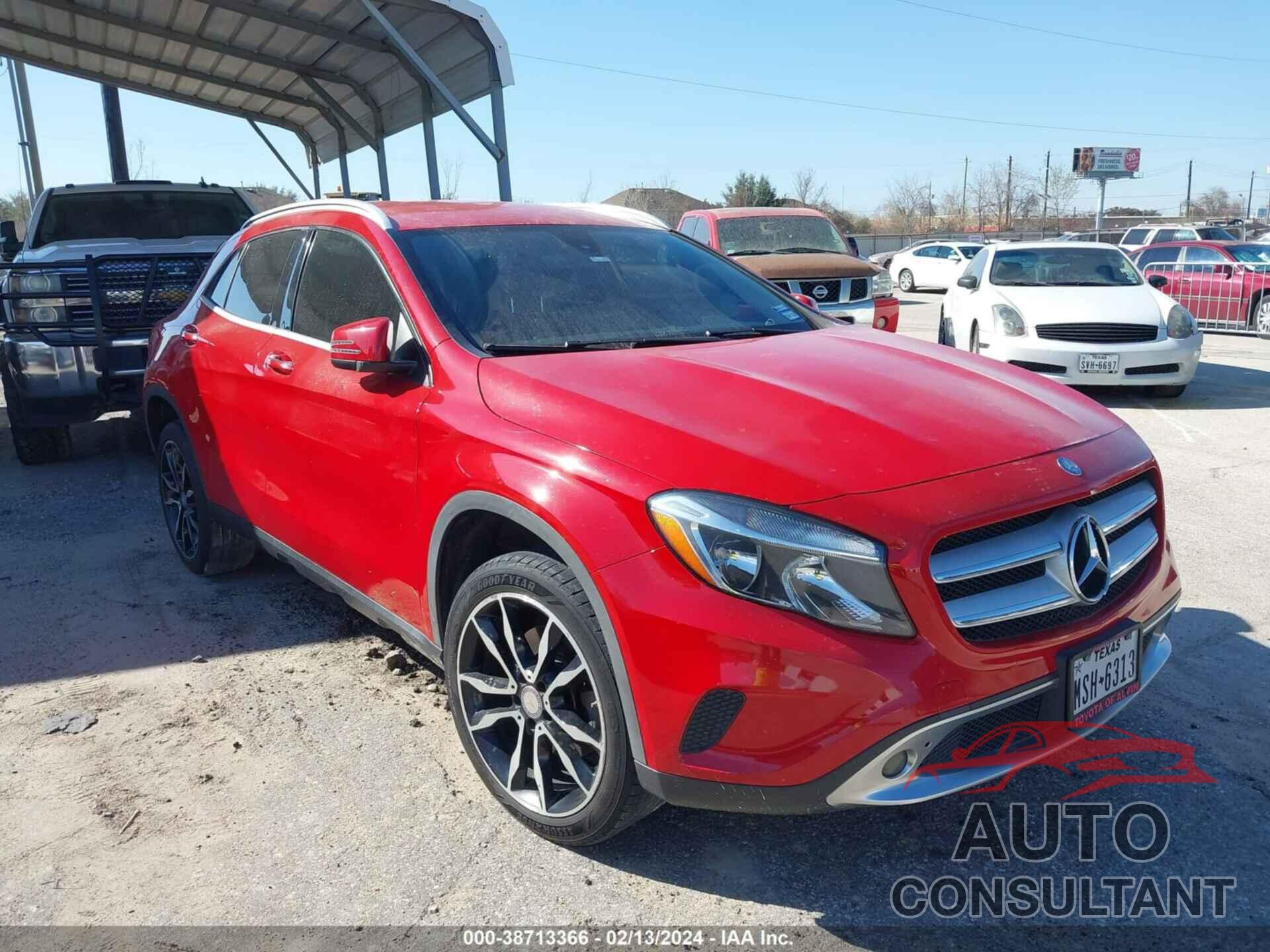MERCEDES-BENZ GLA 250 2017 - WDCTG4GB2HJ327152