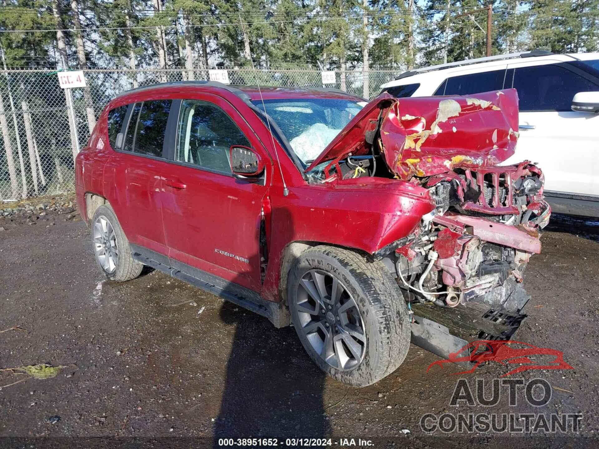 JEEP COMPASS 2017 - 1C4NJCEA9HD130479