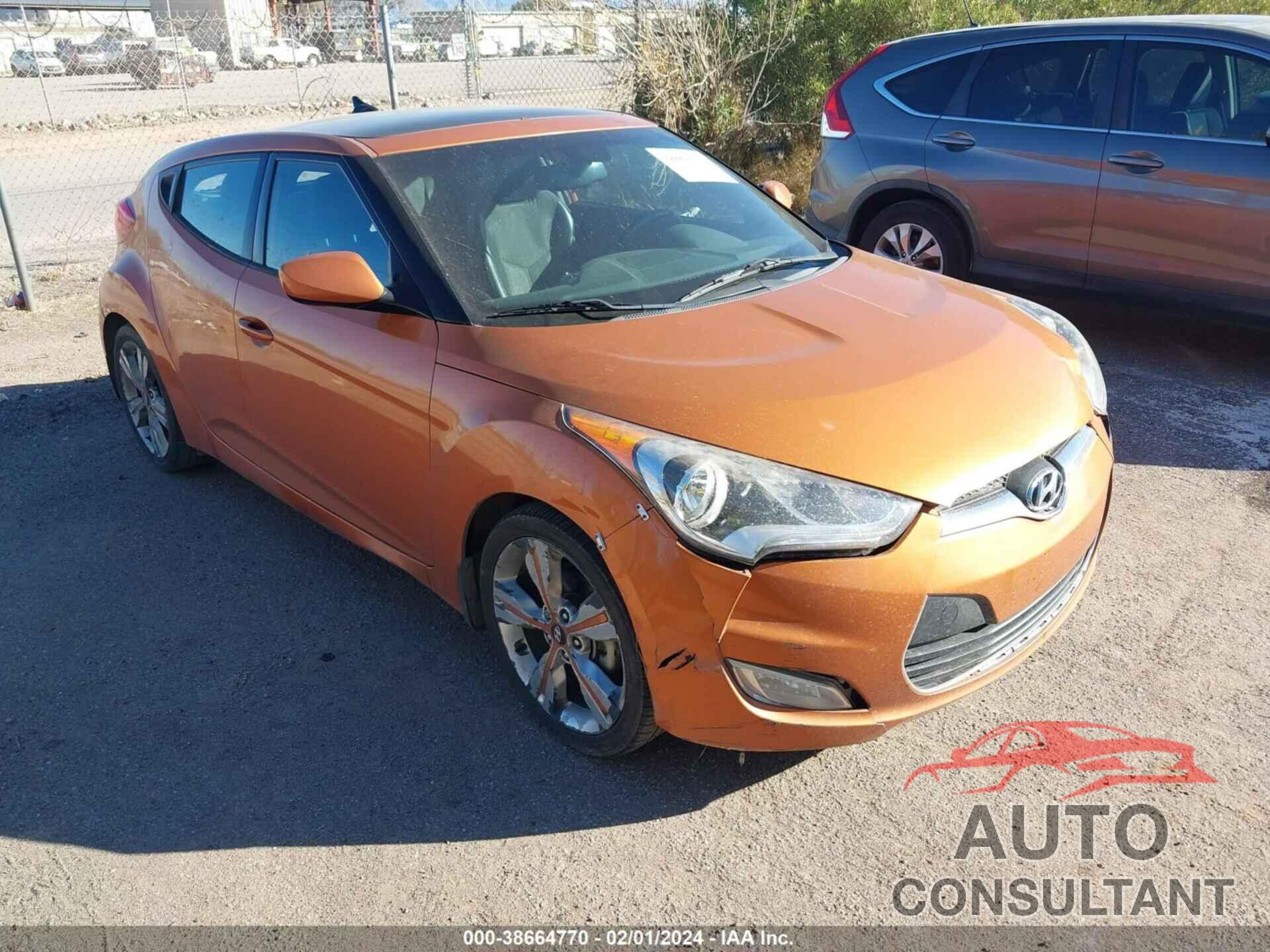 HYUNDAI VELOSTER 2016 - KMHTC6AD9GU286633