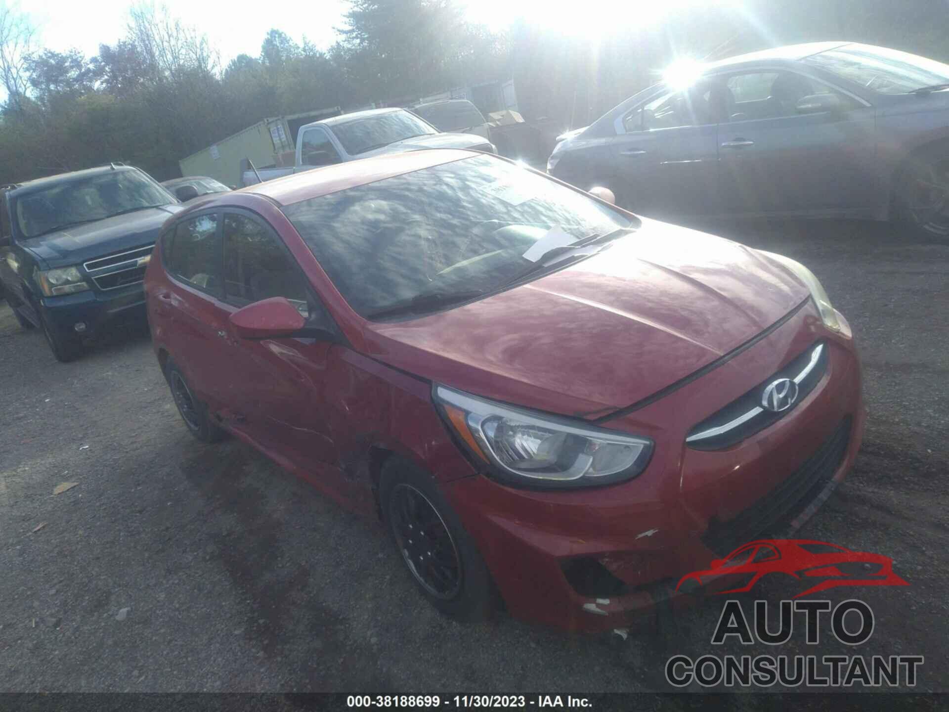 HYUNDAI ACCENT 2015 - KMHCT5AEXFU213675