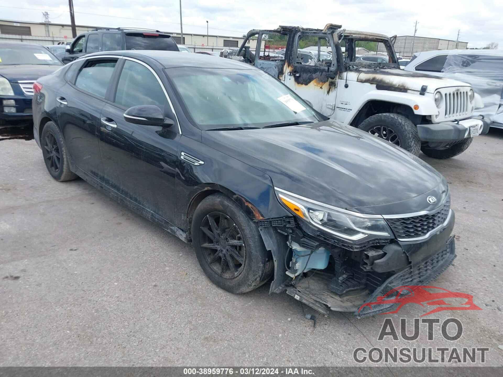 KIA OPTIMA 2019 - 5XXGT4L39KG346276