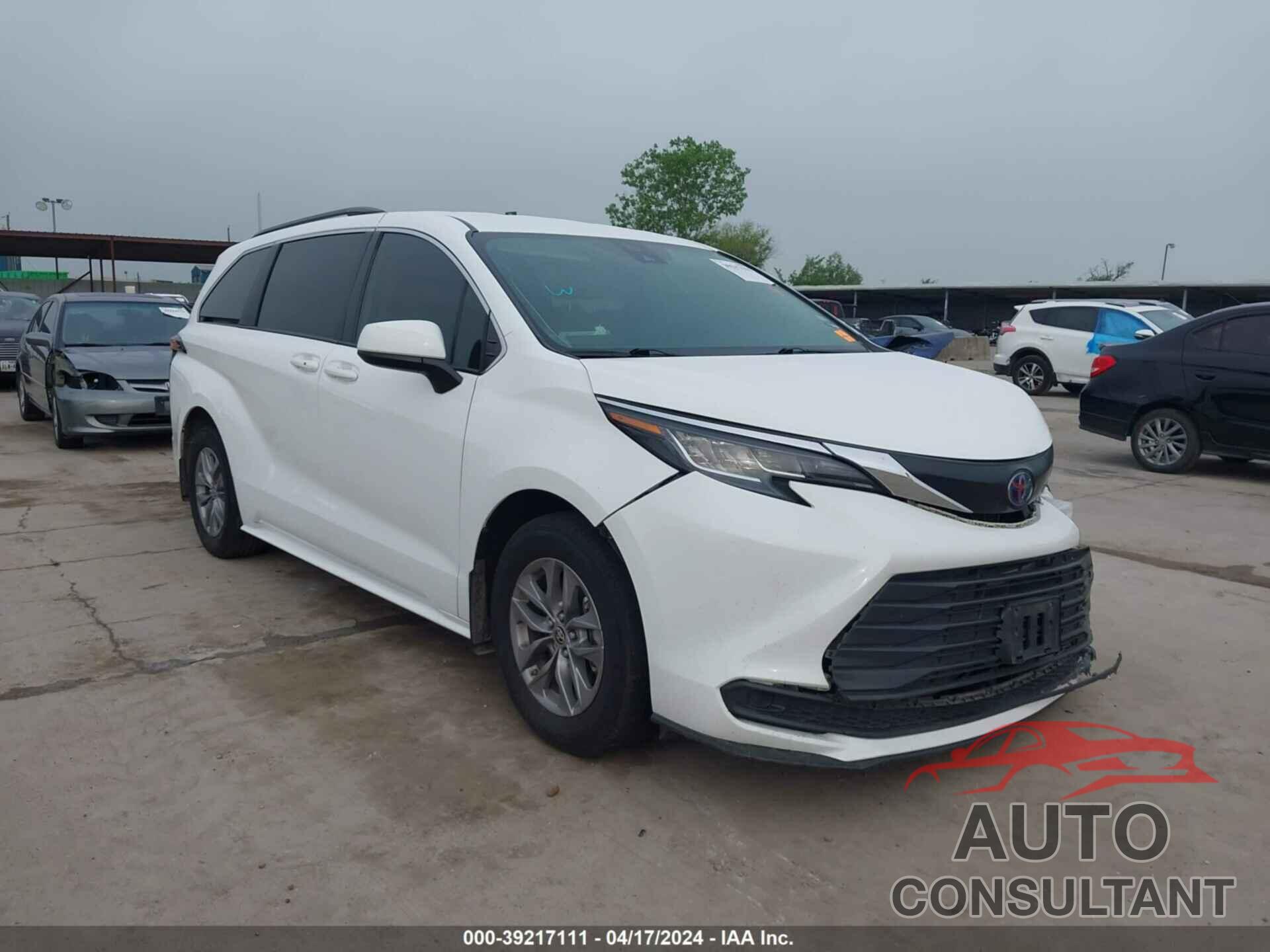 TOYOTA SIENNA 2022 - 5TDKRKEC0NS108622