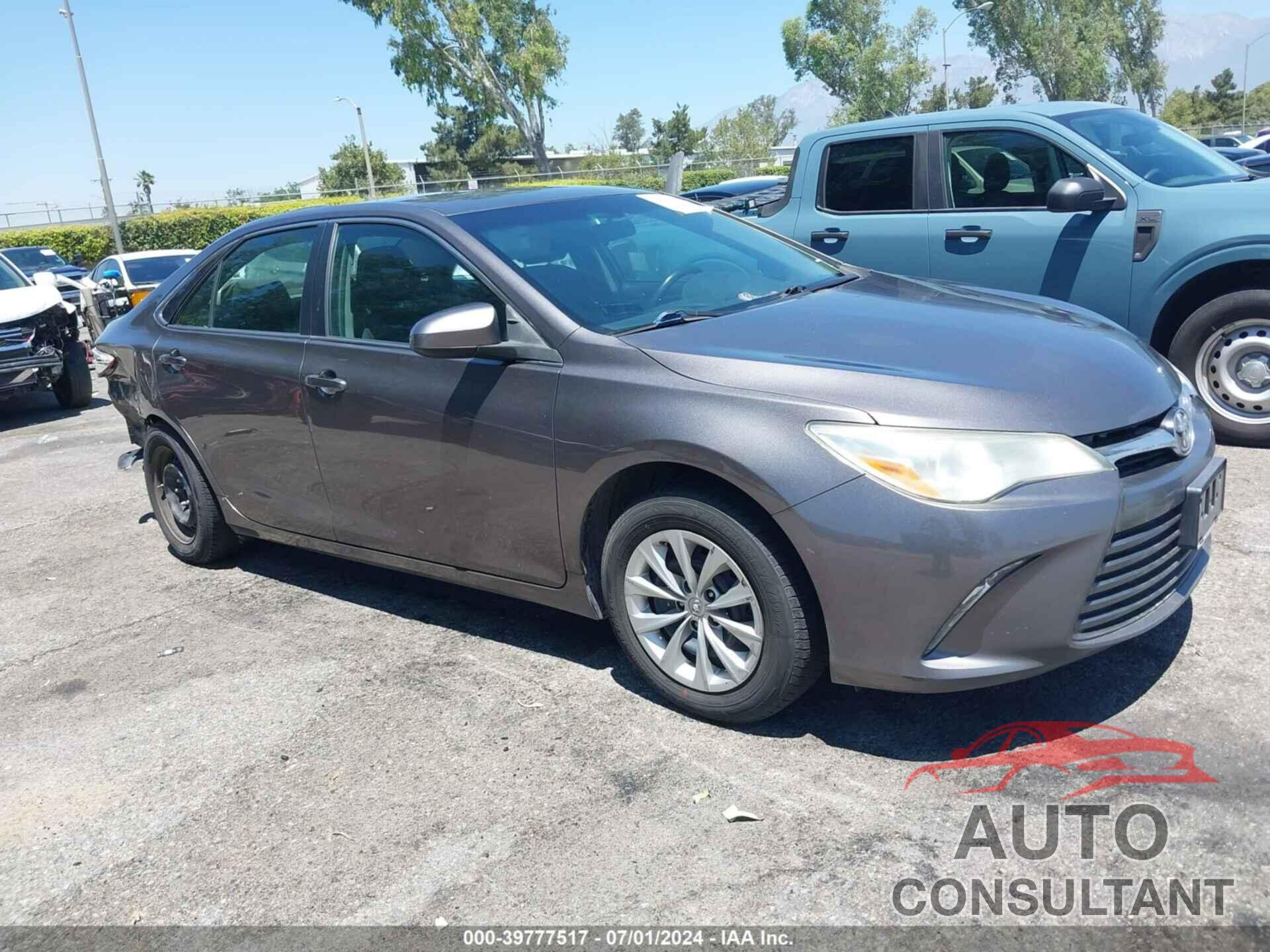 TOYOTA CAMRY 2016 - 4T4BF1FK6GR581756