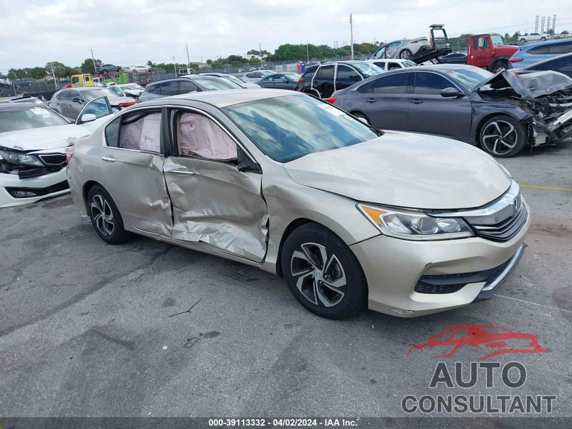 HONDA ACCORD 2017 - 1HGCR2F32HA180976