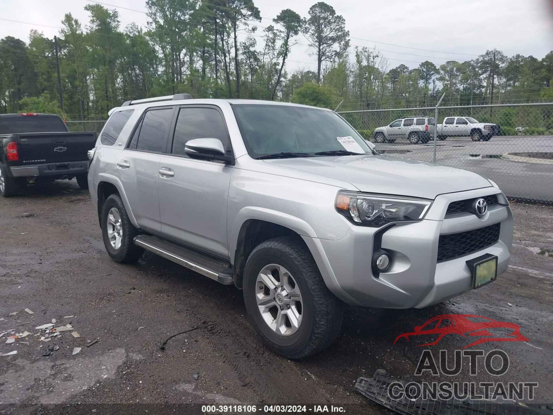 TOYOTA 4RUNNER 2019 - JTEBU5JR9K5716551