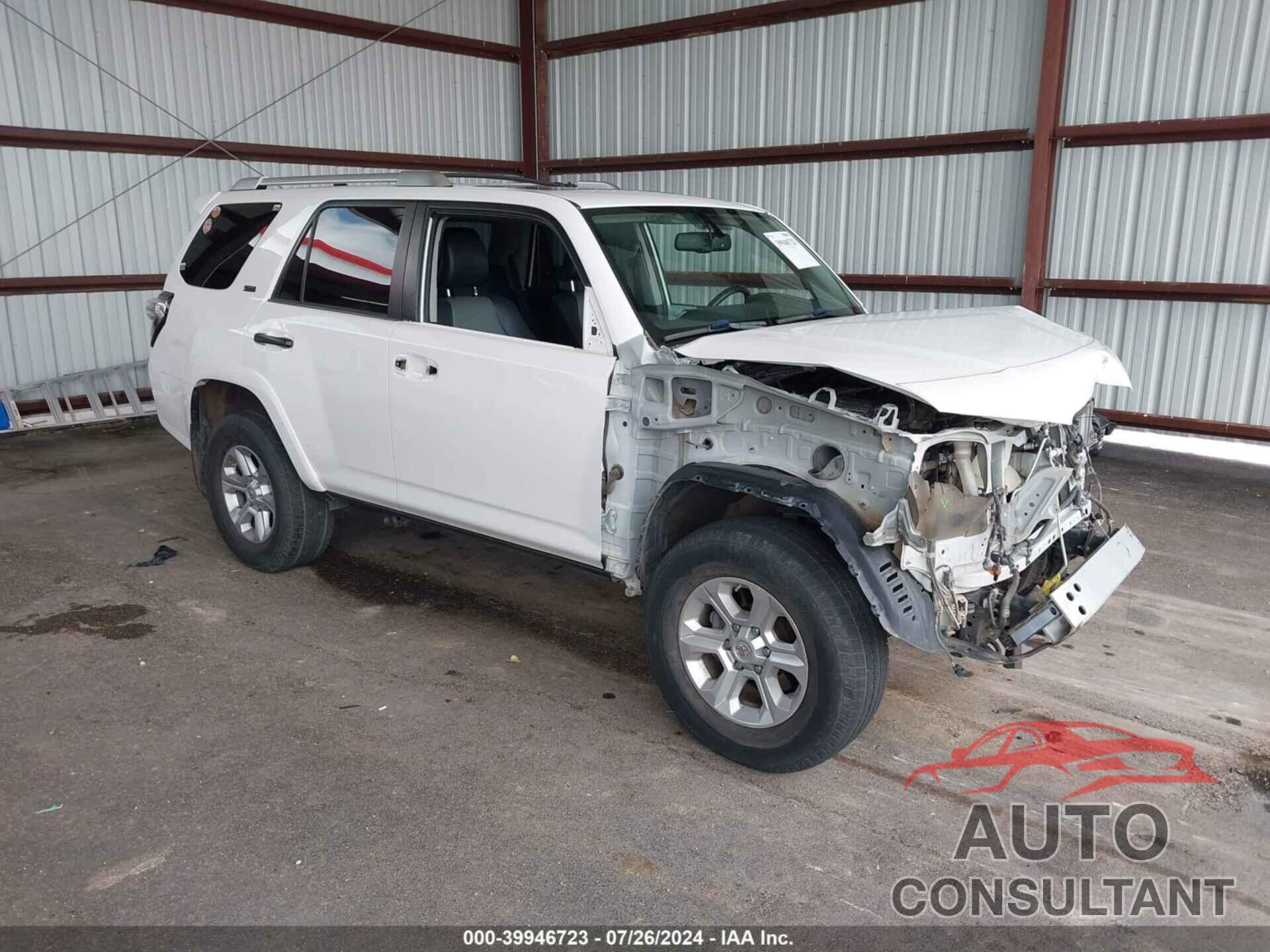 TOYOTA 4RUNNER 2016 - JTEBU5JR0G5336439