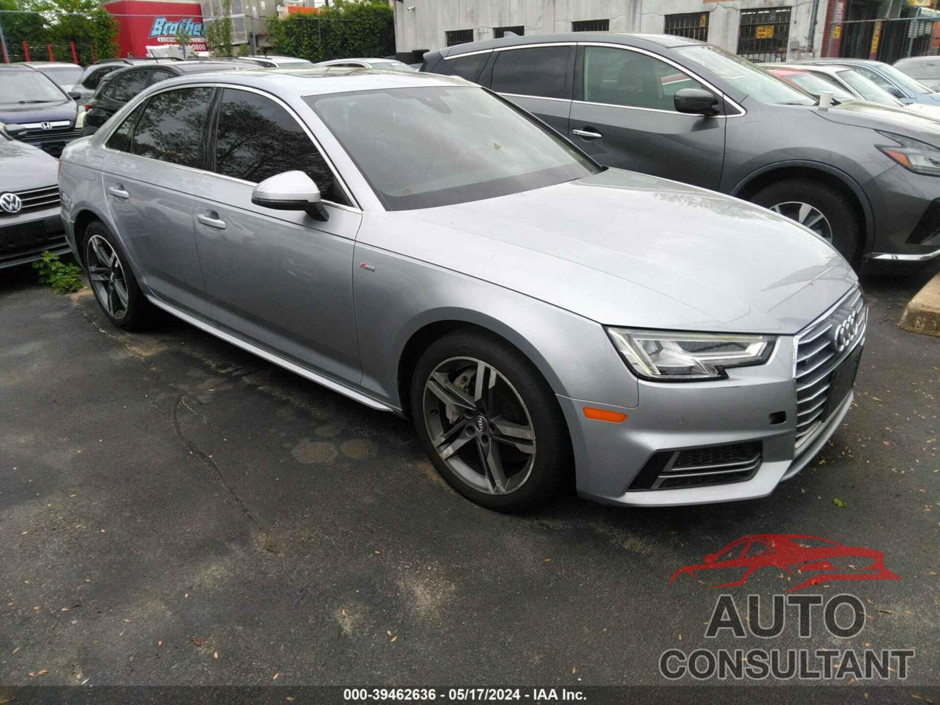 AUDI A4 2018 - WAUENAF40JA110529