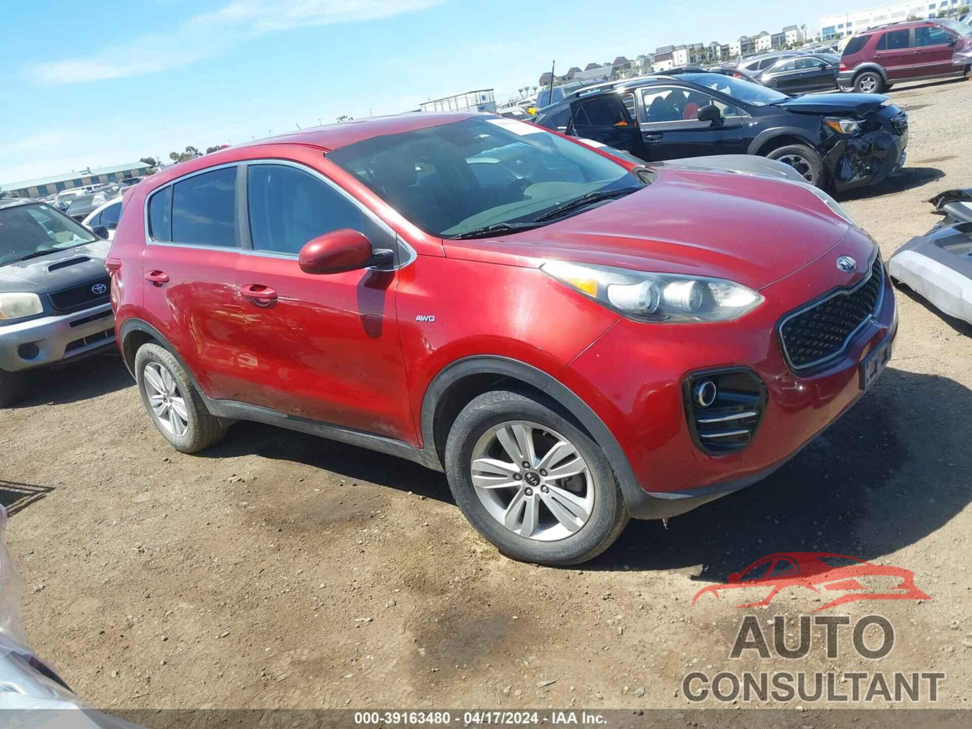 KIA SPORTAGE 2017 - KNDPMCACXH7078639