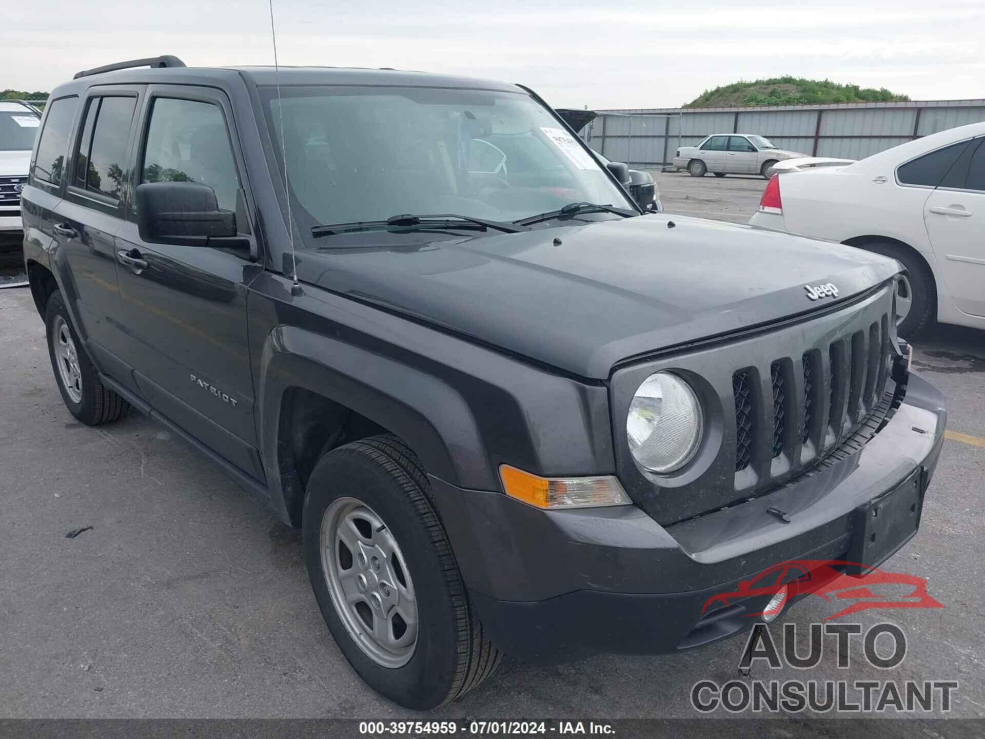 JEEP PATRIOT 2017 - 1C4NJRBB1HD106130