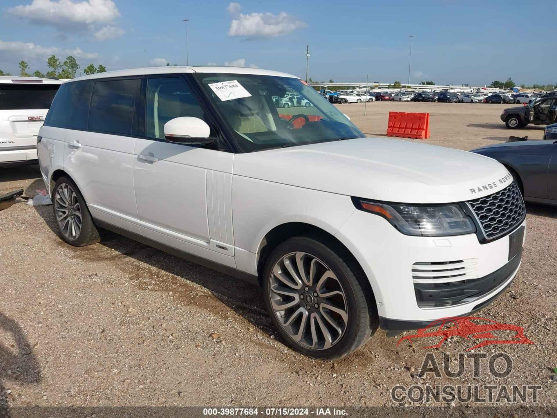 LAND ROVER RANGE ROVER 2018 - SALGS5RE0JA382104