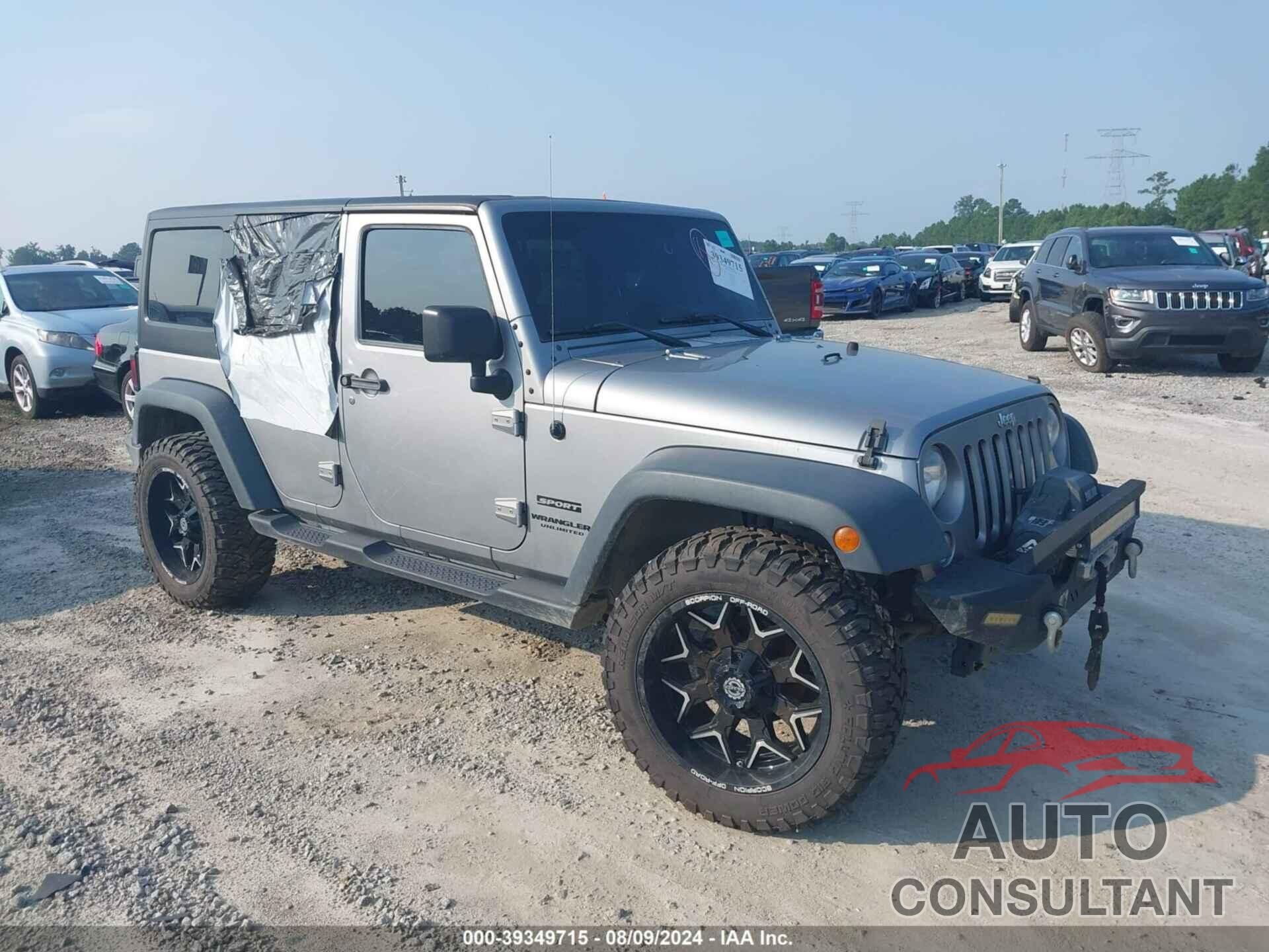 JEEP WRANGLER UNLIMITED 2016 - 1C4BJWDGXGL259863