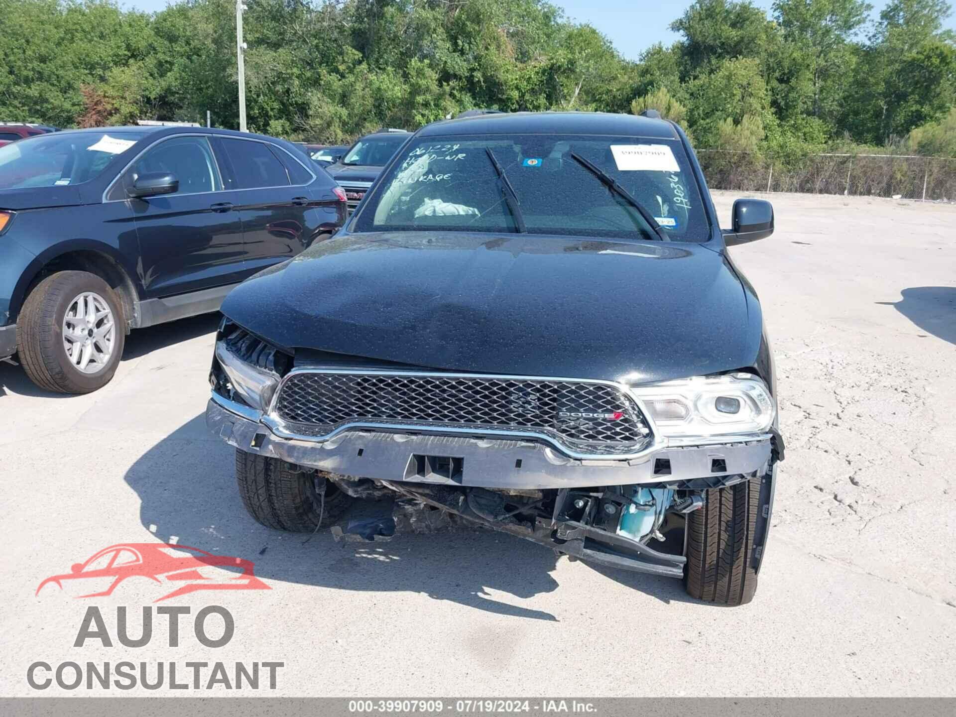 DODGE DURANGO 2022 - 1C4RDJAG2NC103665