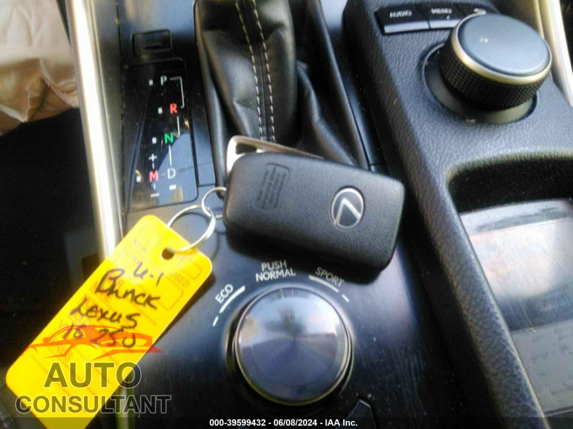 LEXUS IS 250 2014 - JTHBF1D25E5006295