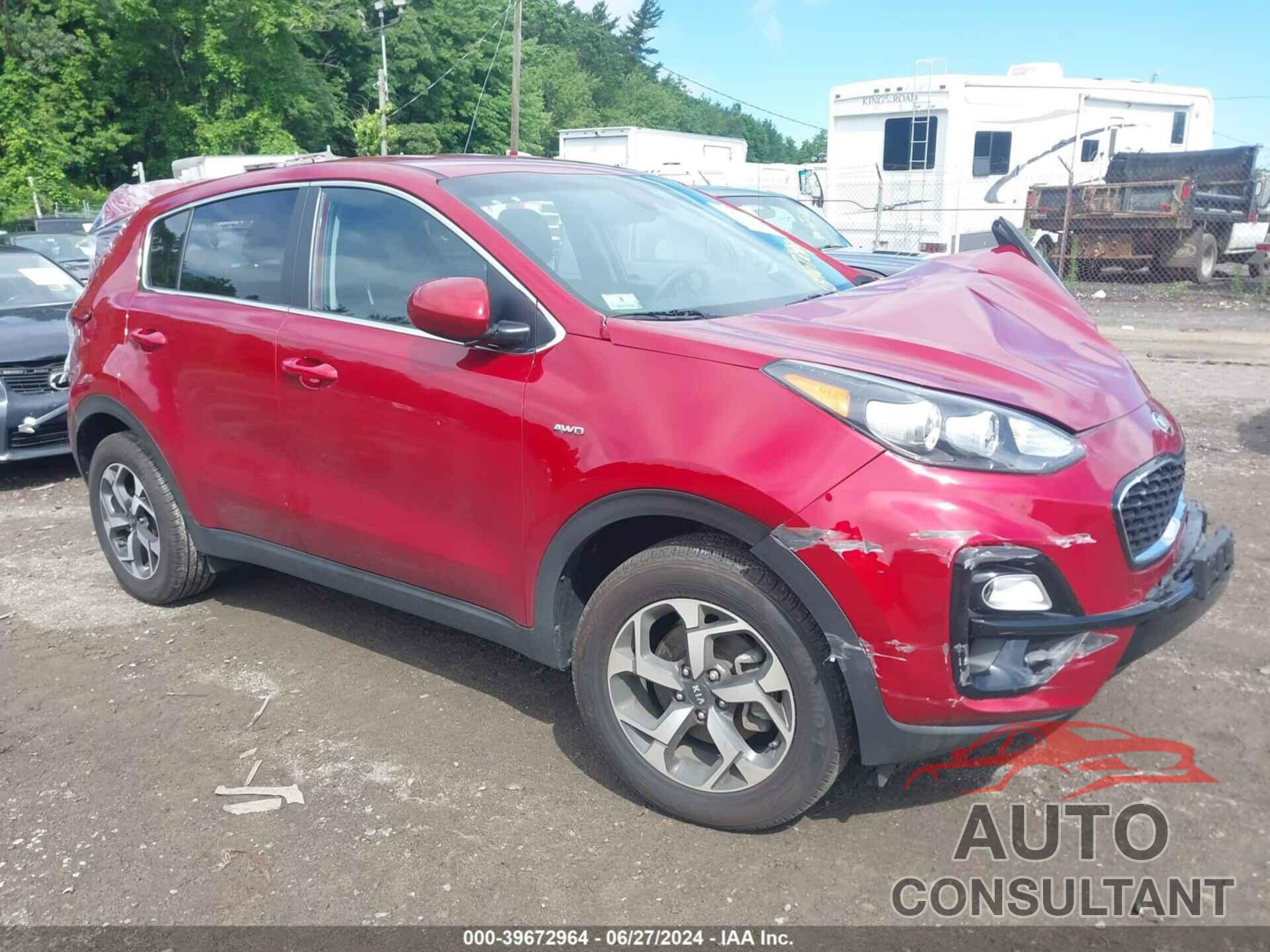 KIA SPORTAGE 2021 - KNDPMCAC0M7889764