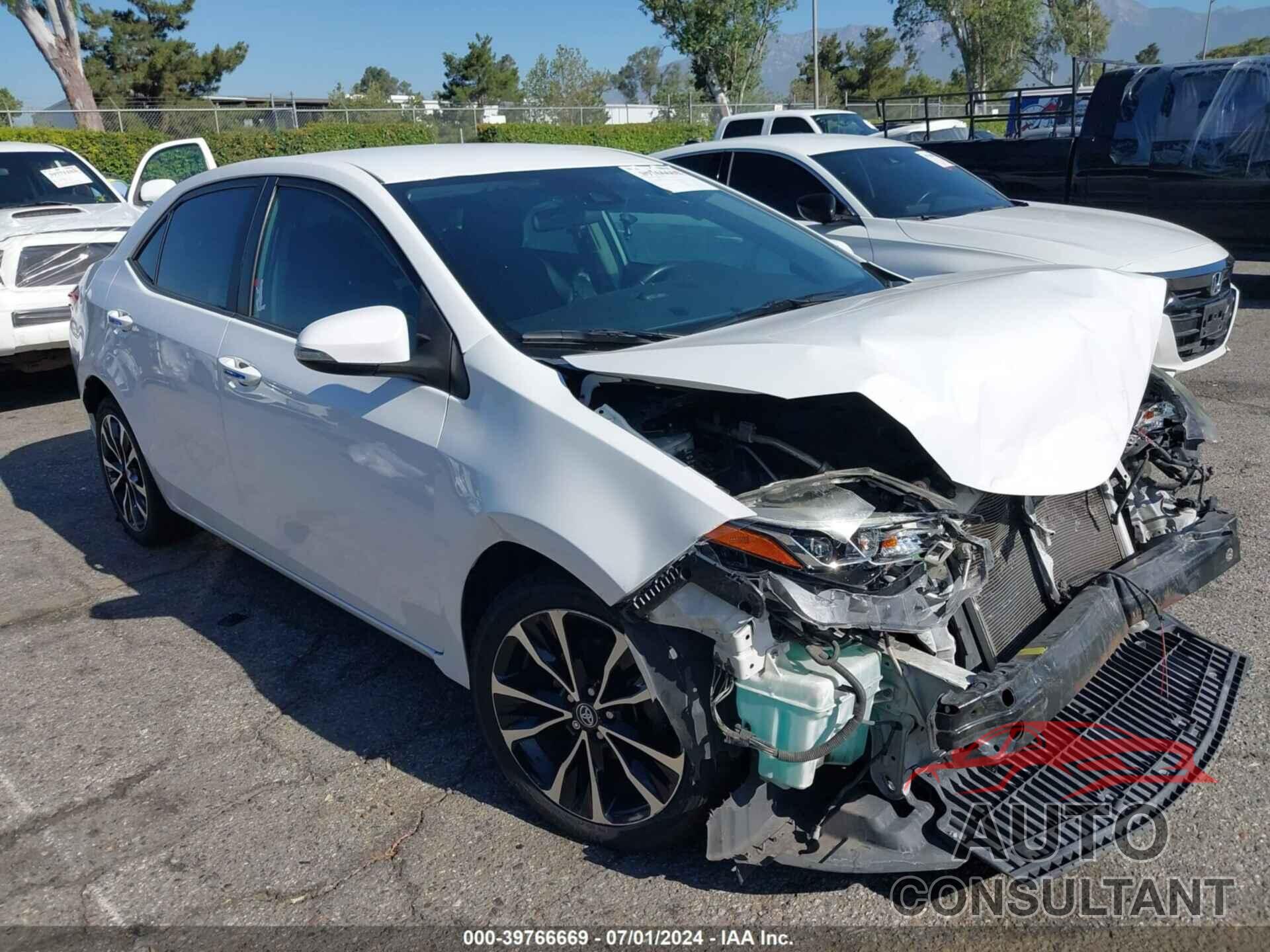 TOYOTA COROLLA 2017 - 2T1BURHE8HC845178