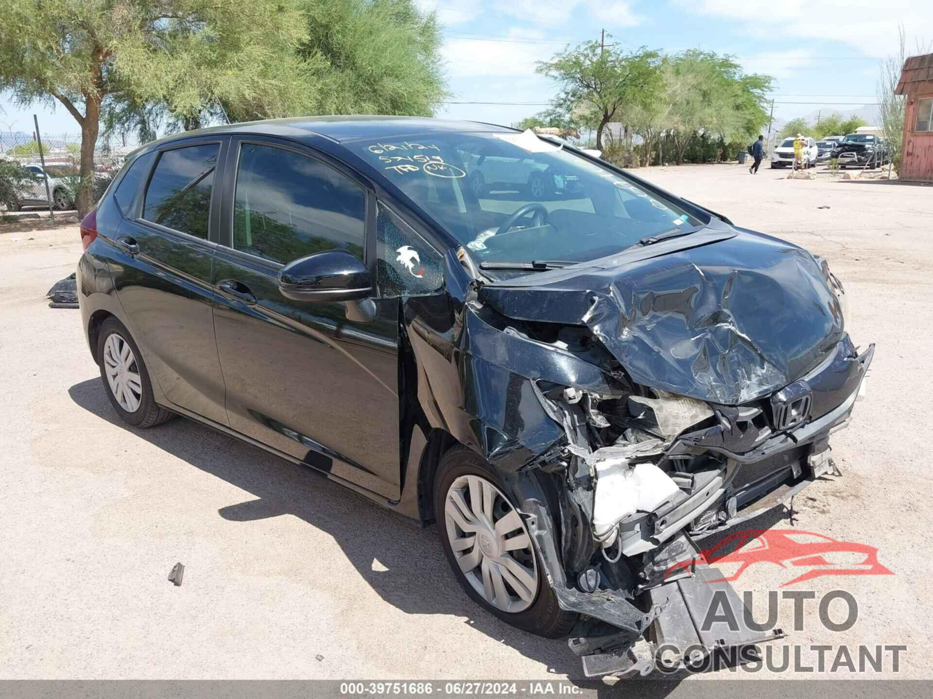 HONDA FIT 2016 - JHMGK5H53GX007112