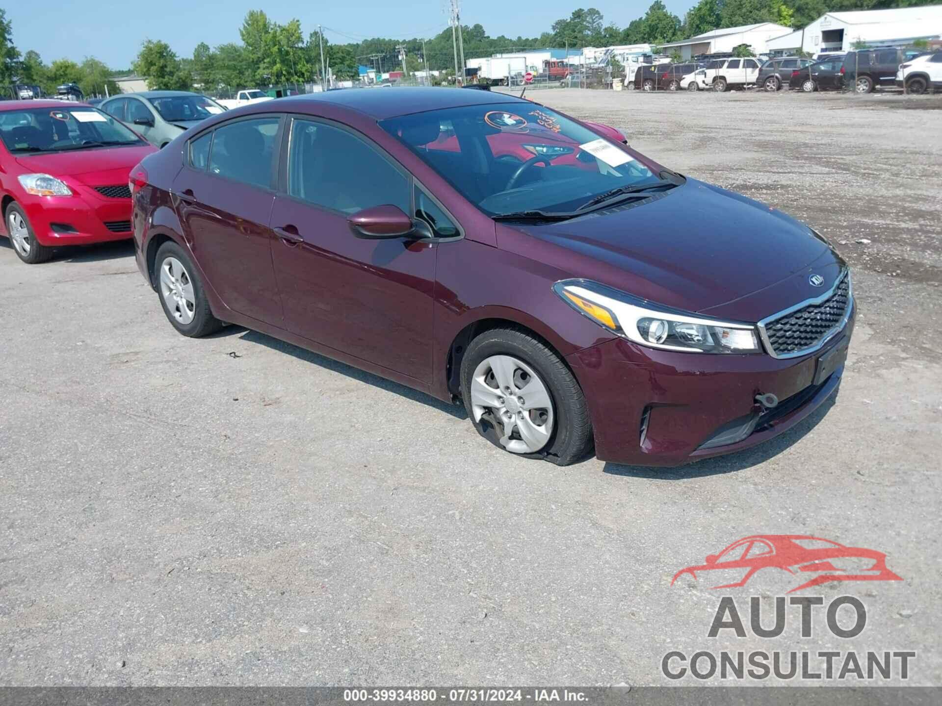 KIA FORTE 2017 - 3KPFL4A79HE038463