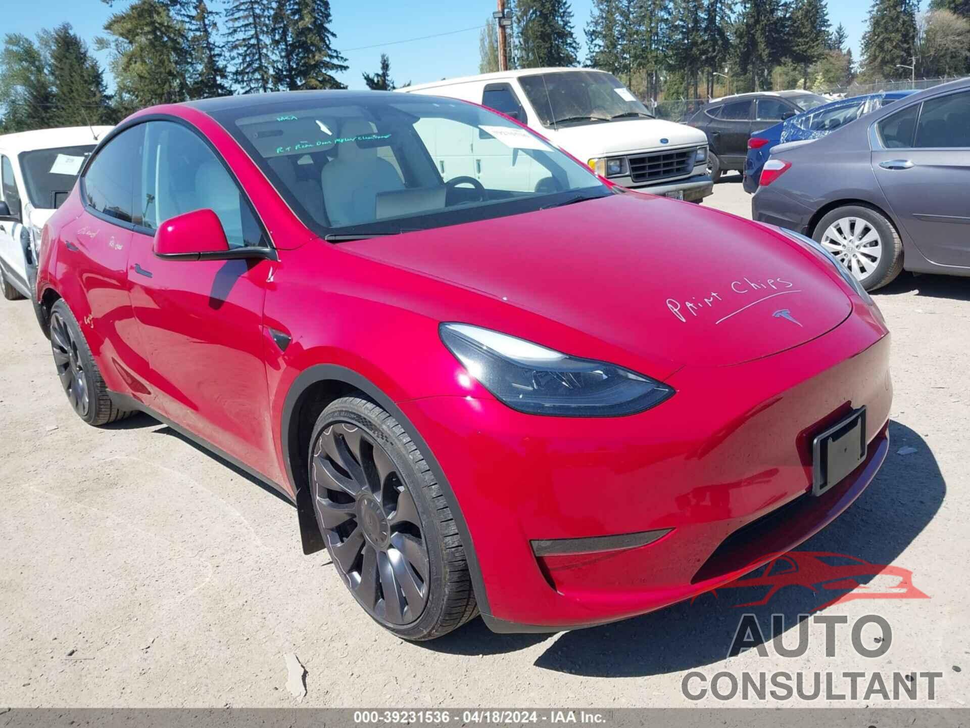 TESLA MODEL Y 2023 - 7SAYGDEFXPF873207