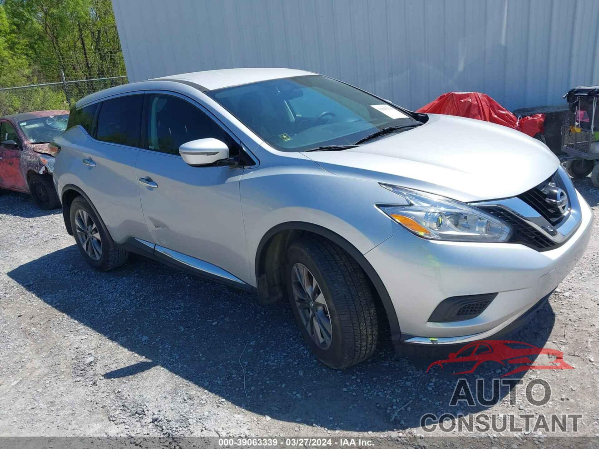 NISSAN MURANO 2016 - 5N1AZ2MG9GN118506