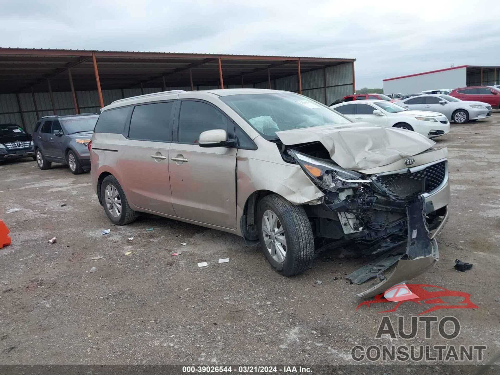 KIA SEDONA 2016 - KNDMB5C1XG6196257