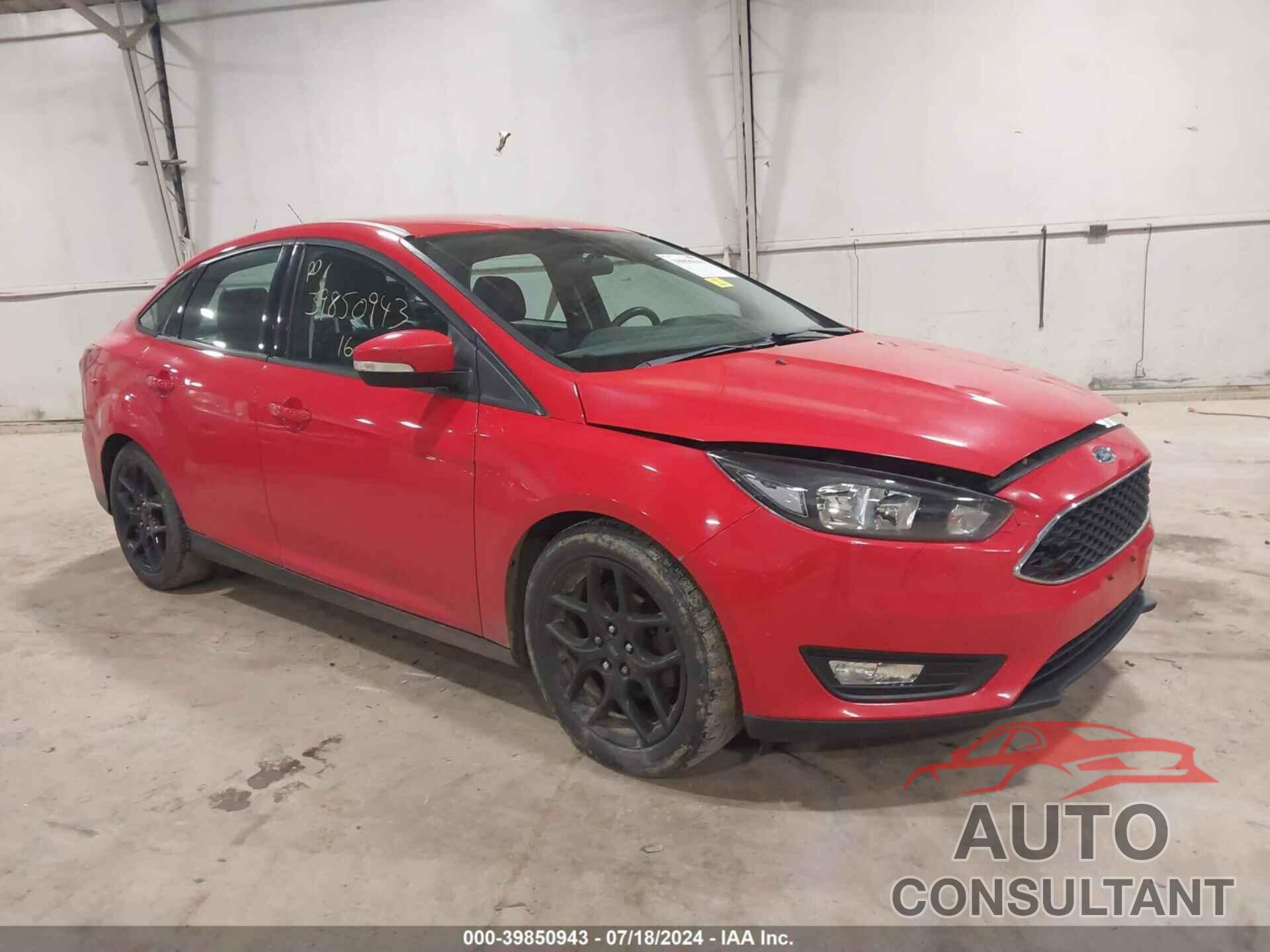 FORD FOCUS 2016 - 1FADP3F2XGL316091