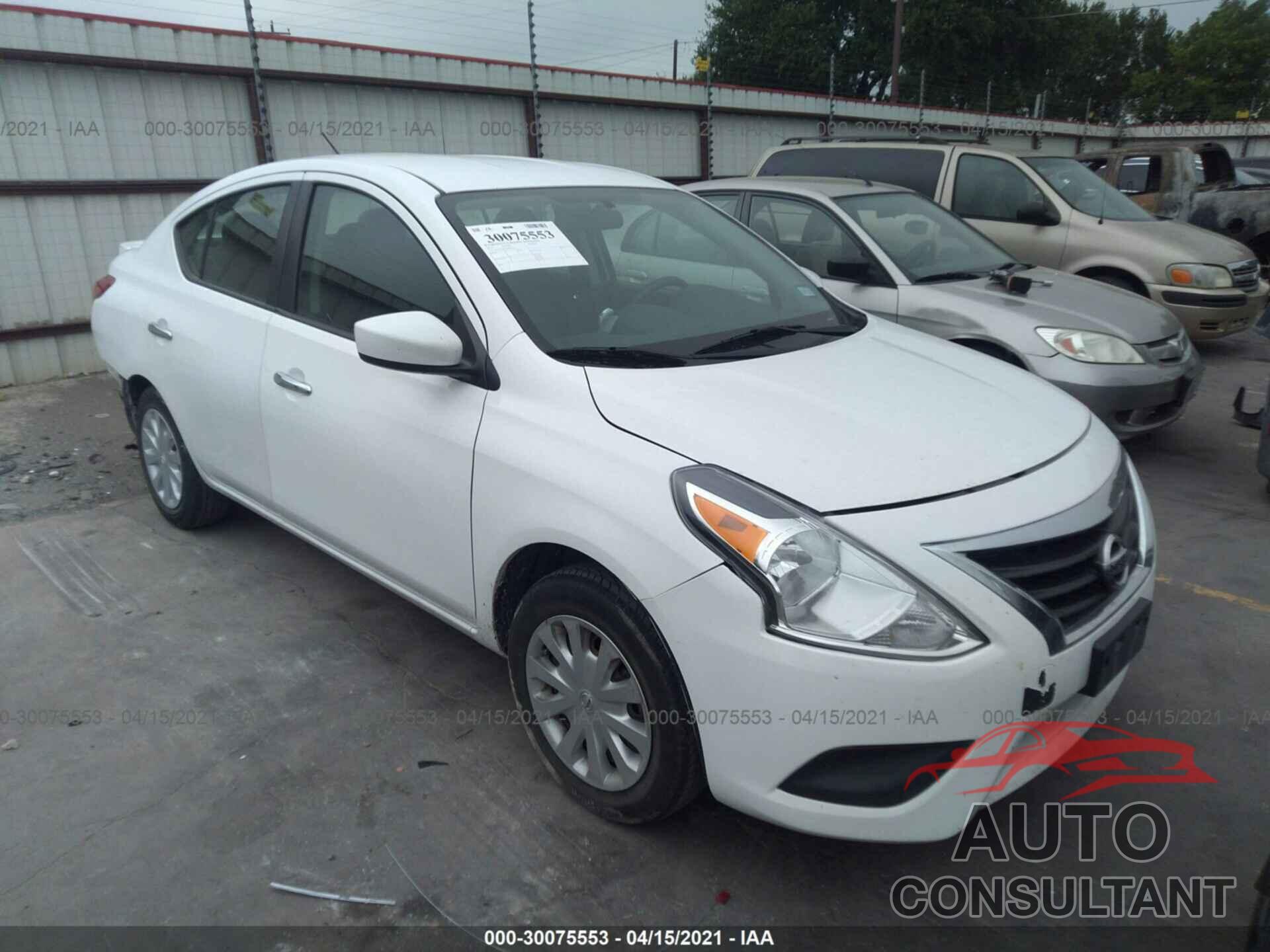 NISSAN VERSA 2016 - 3N1CN7AP3GL809530
